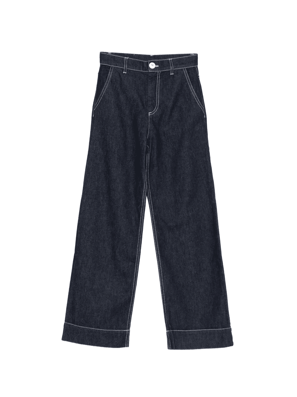 button-fastening jeans - Image 1