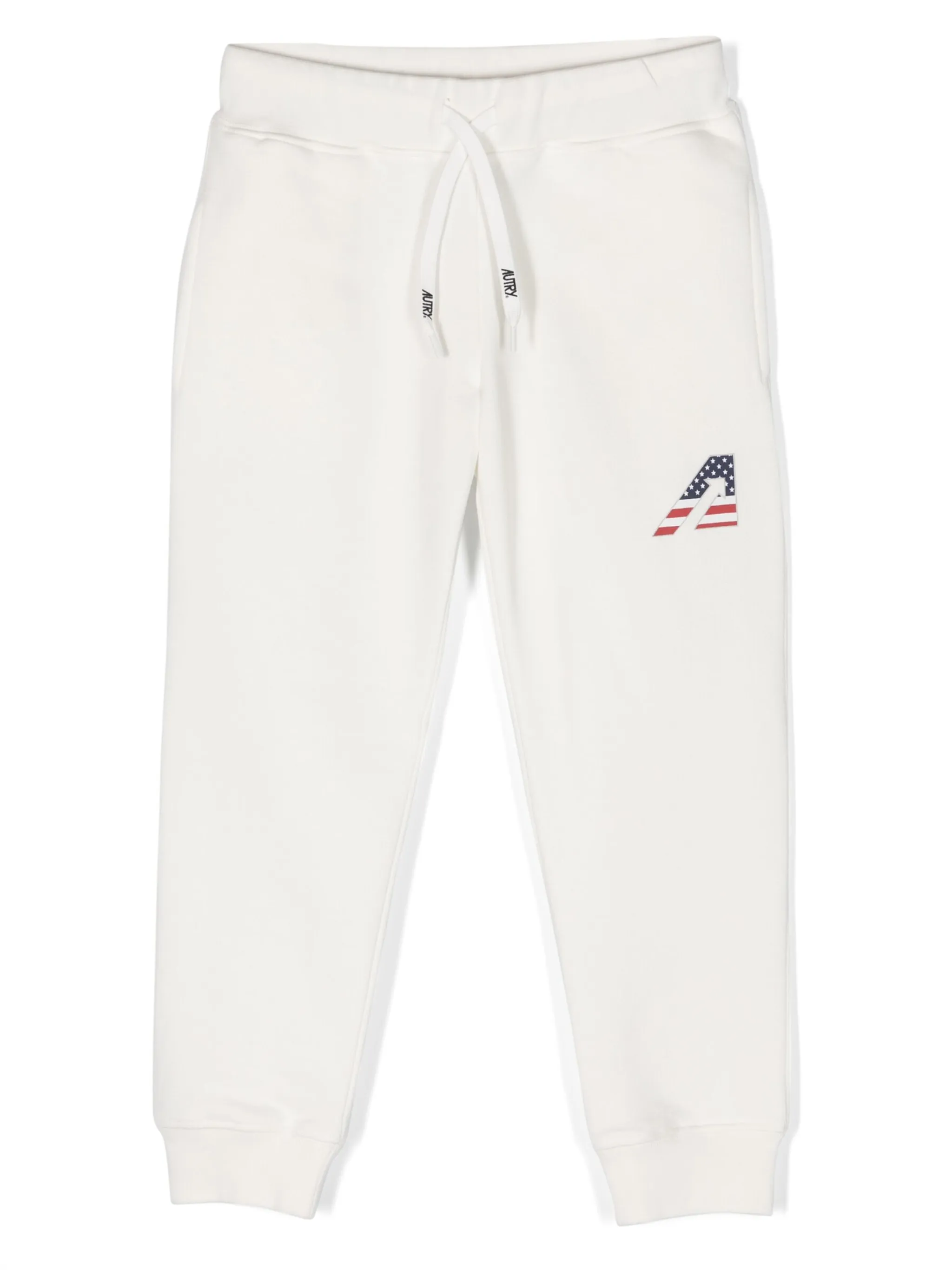 logo-print cotton trousers - Image 1