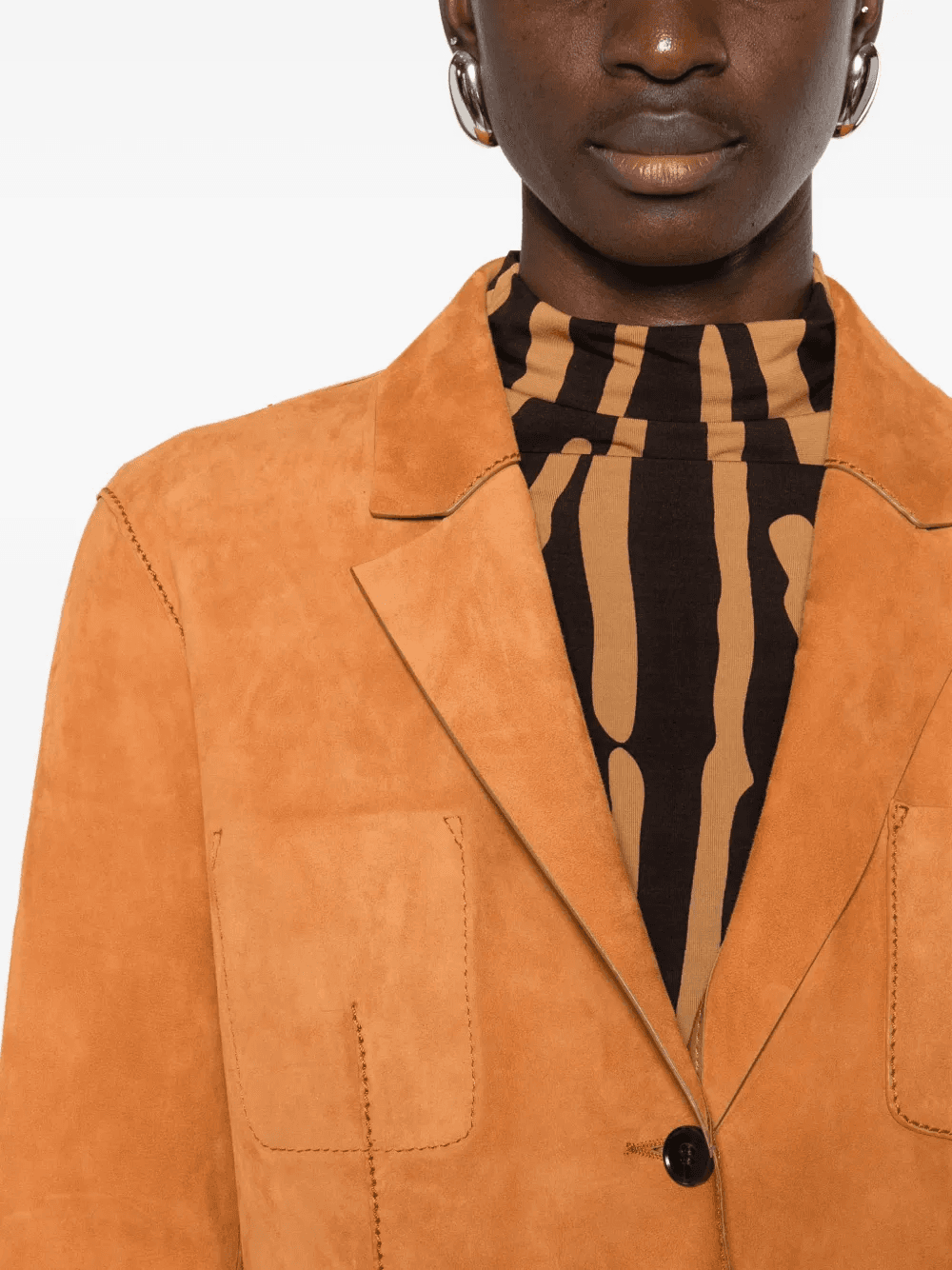 suede blazer - Image 1