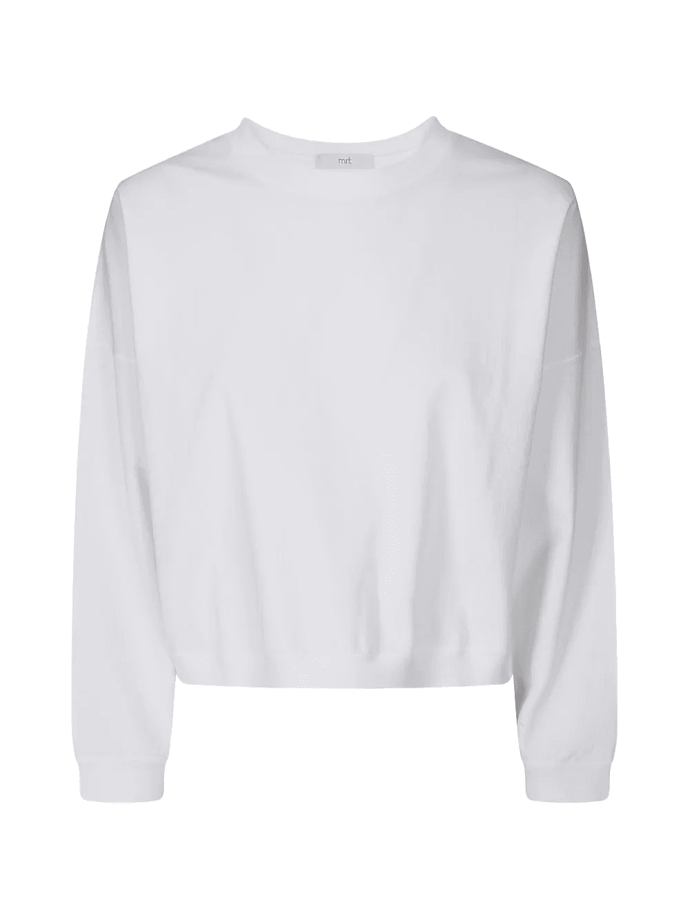 dropped-shoulder cotton sweater - Image 1