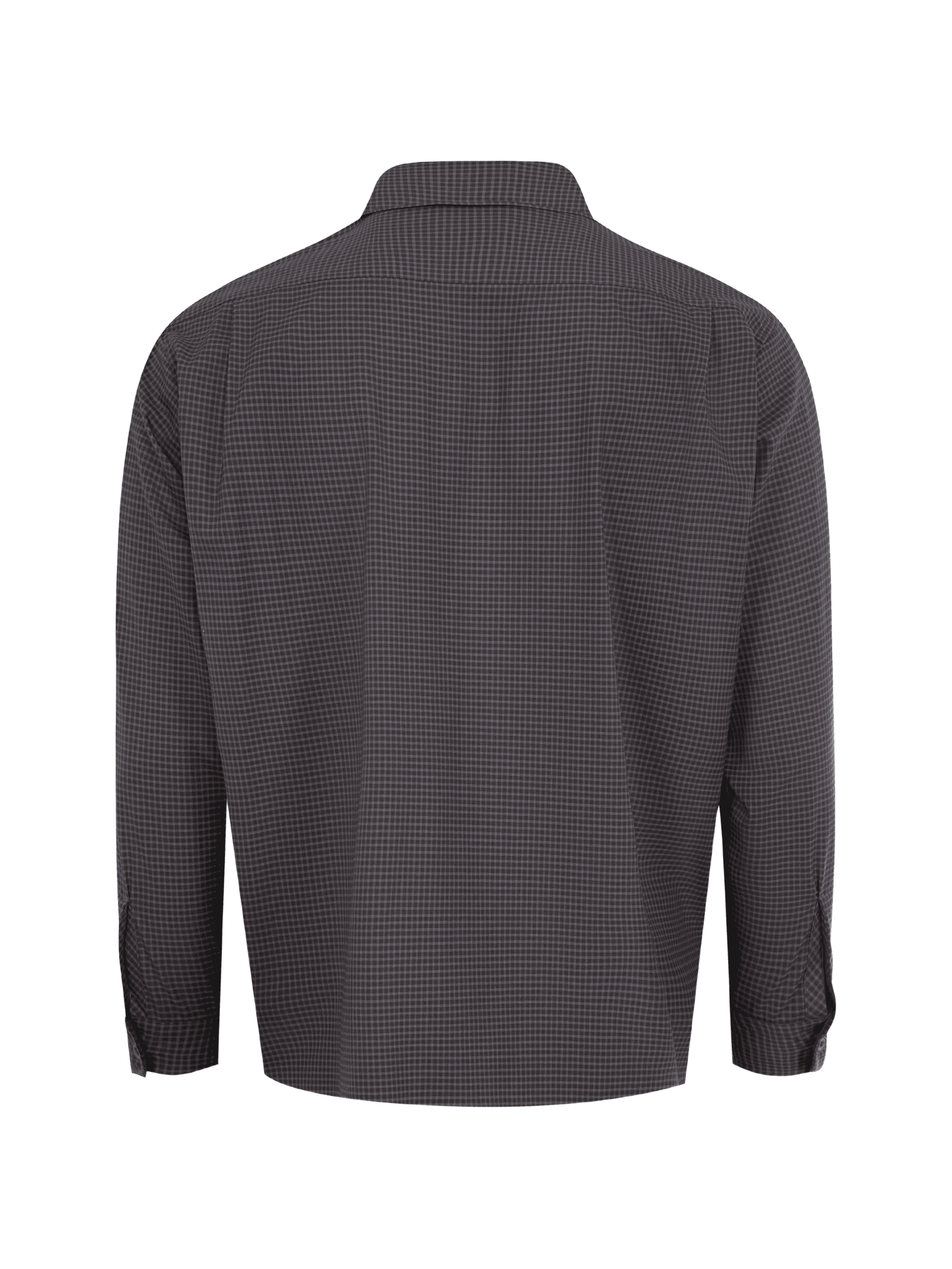 Summer plaid open-collar shirt - Image 1