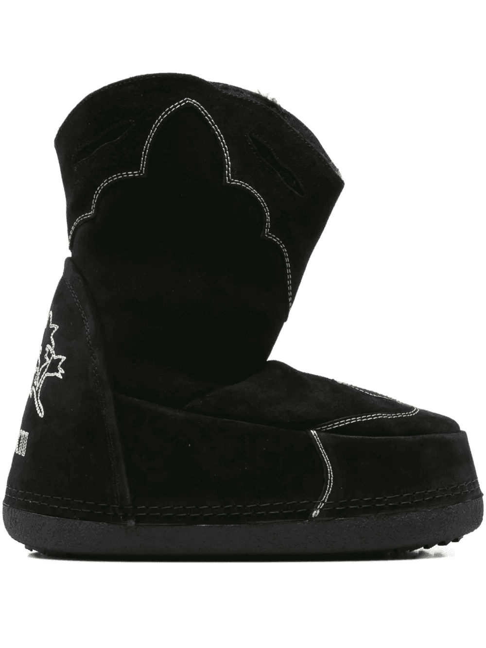 suede cowboy boots - Image 1