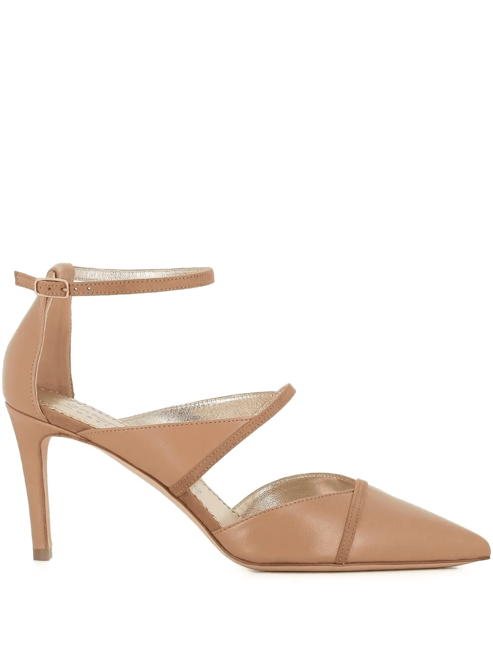 cut-out leather pumps - Image 1