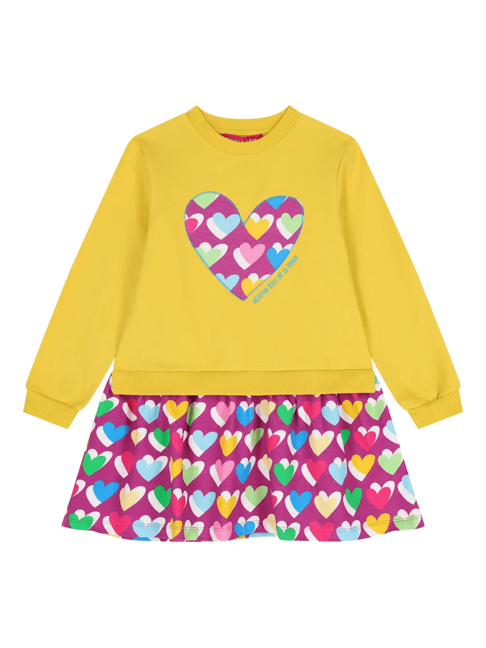 heart-pattern dress - Image 1