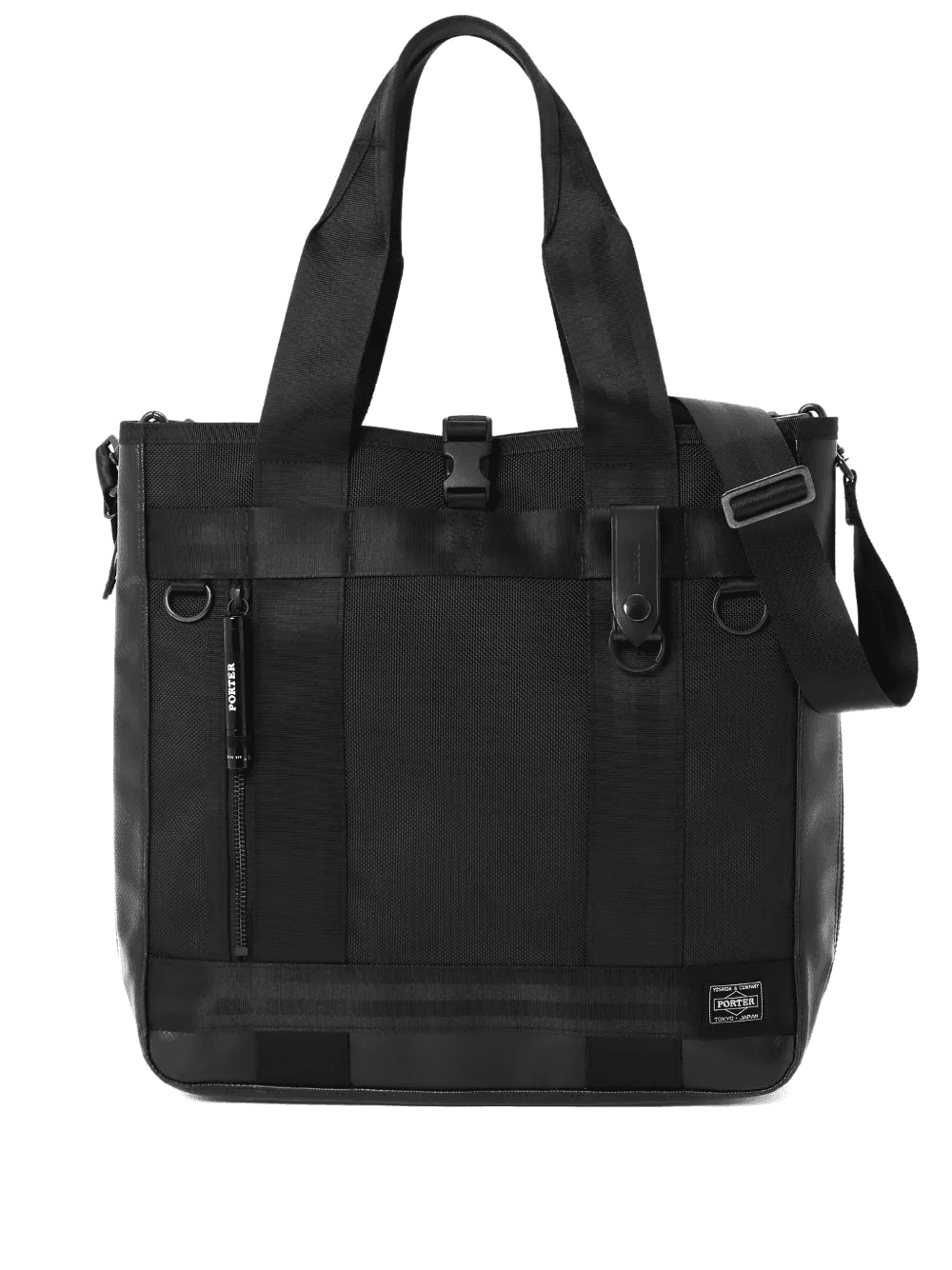 zip-fastening tote bag - Image 1