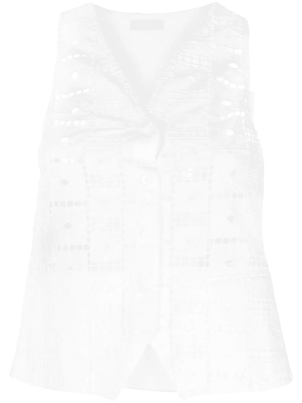 cut out-detail vest - Image 1