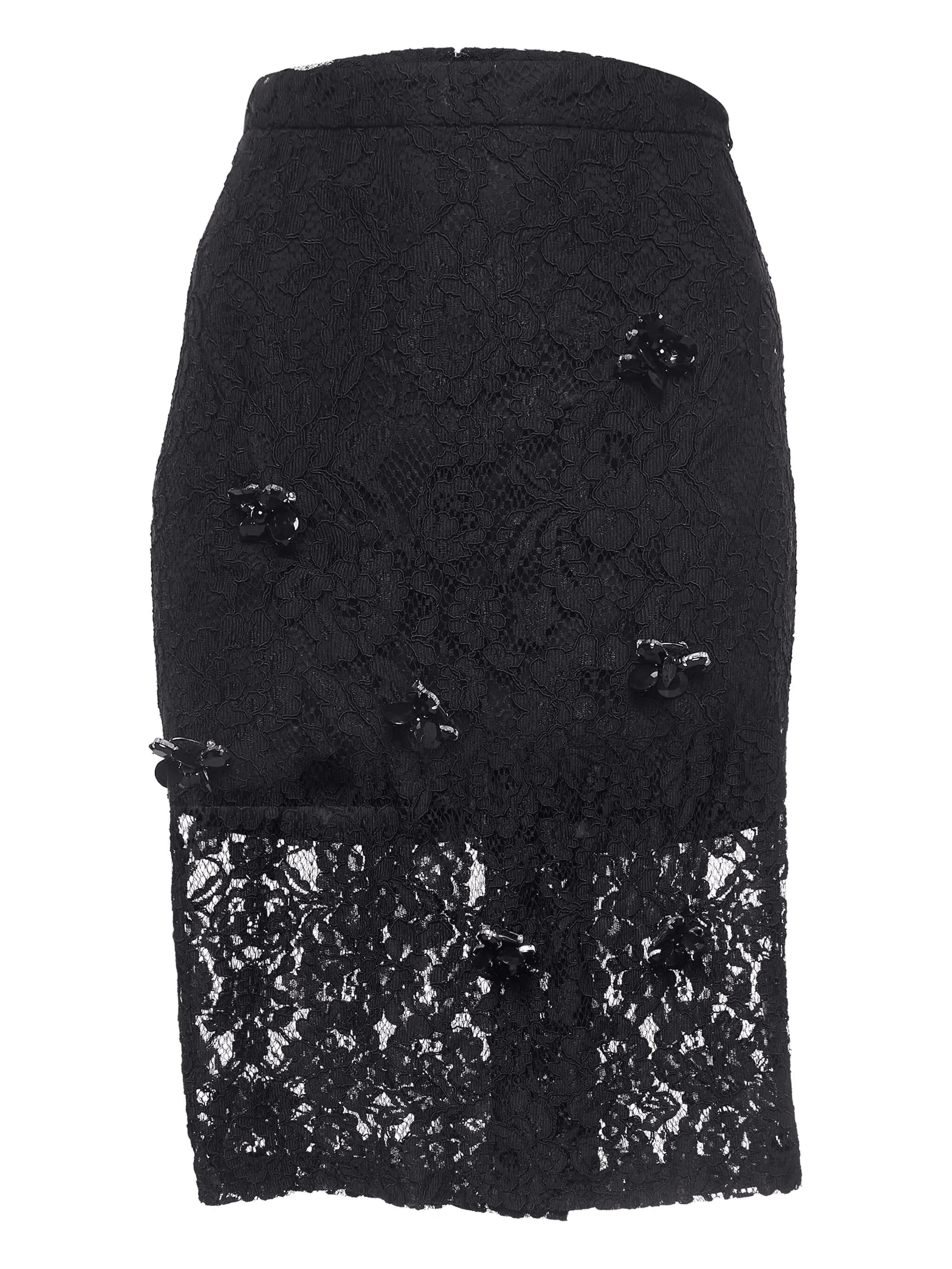 lace embellished midi skirt - Image 1