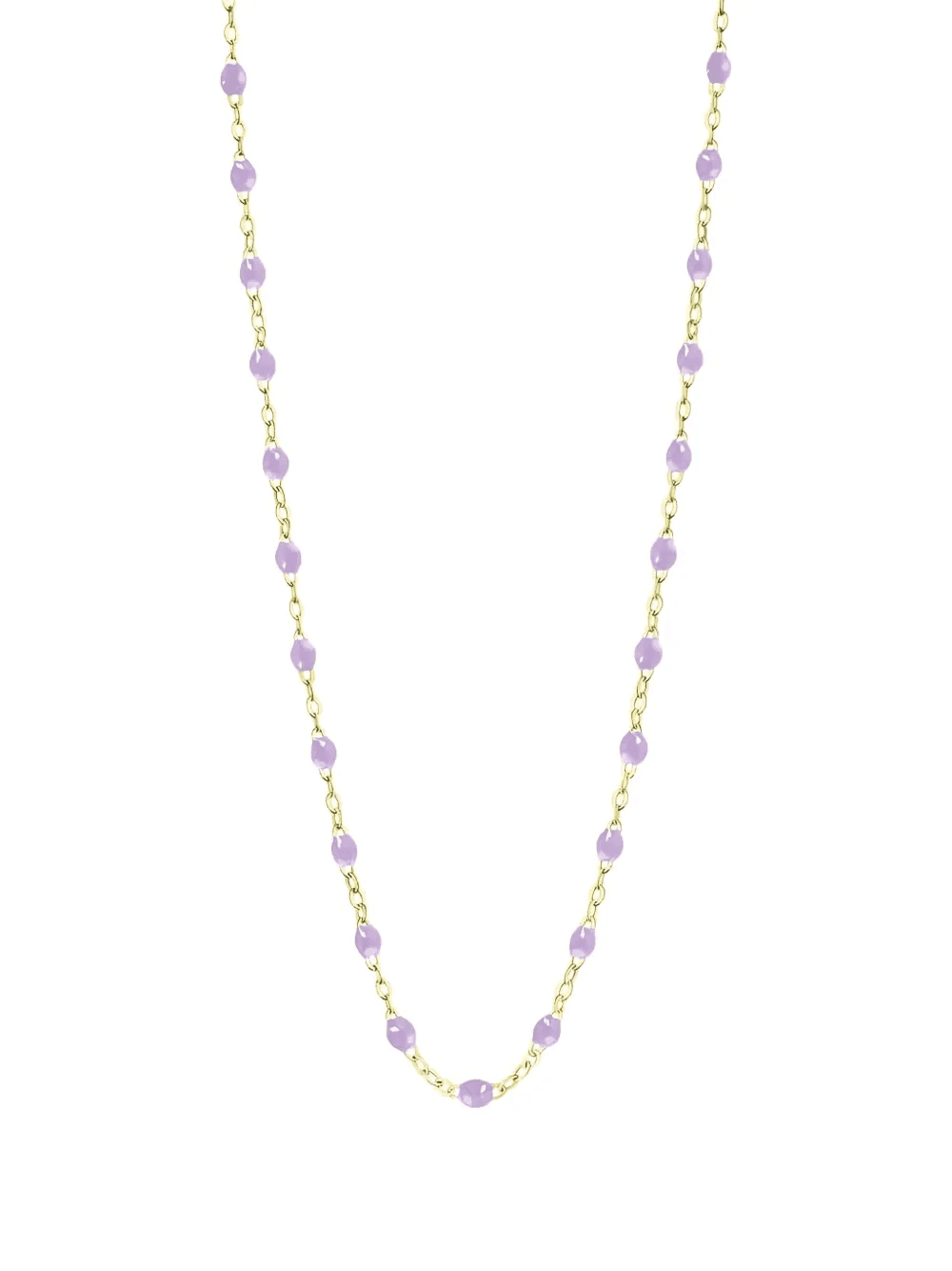 18K yellow gold beaded necklace - Image 1