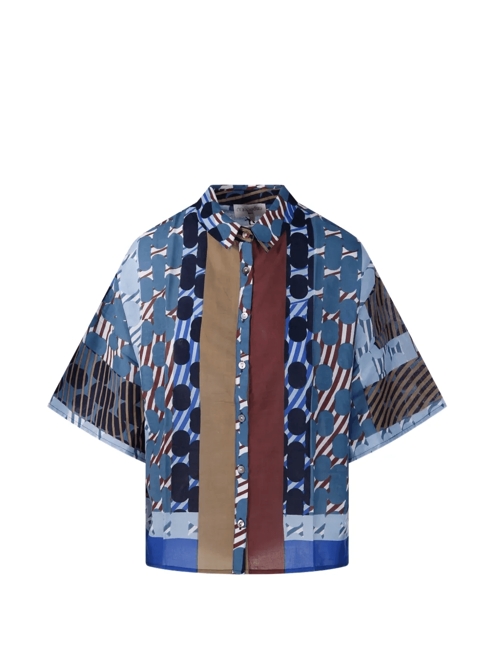 Andrew Pollen abstract-print shirt - Image 1