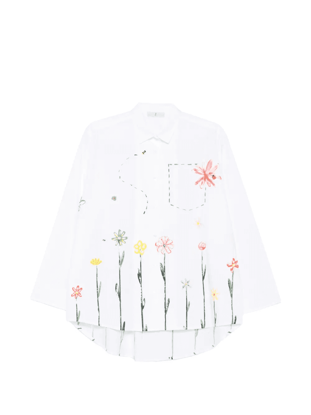 floral-print  shirt - Image 1