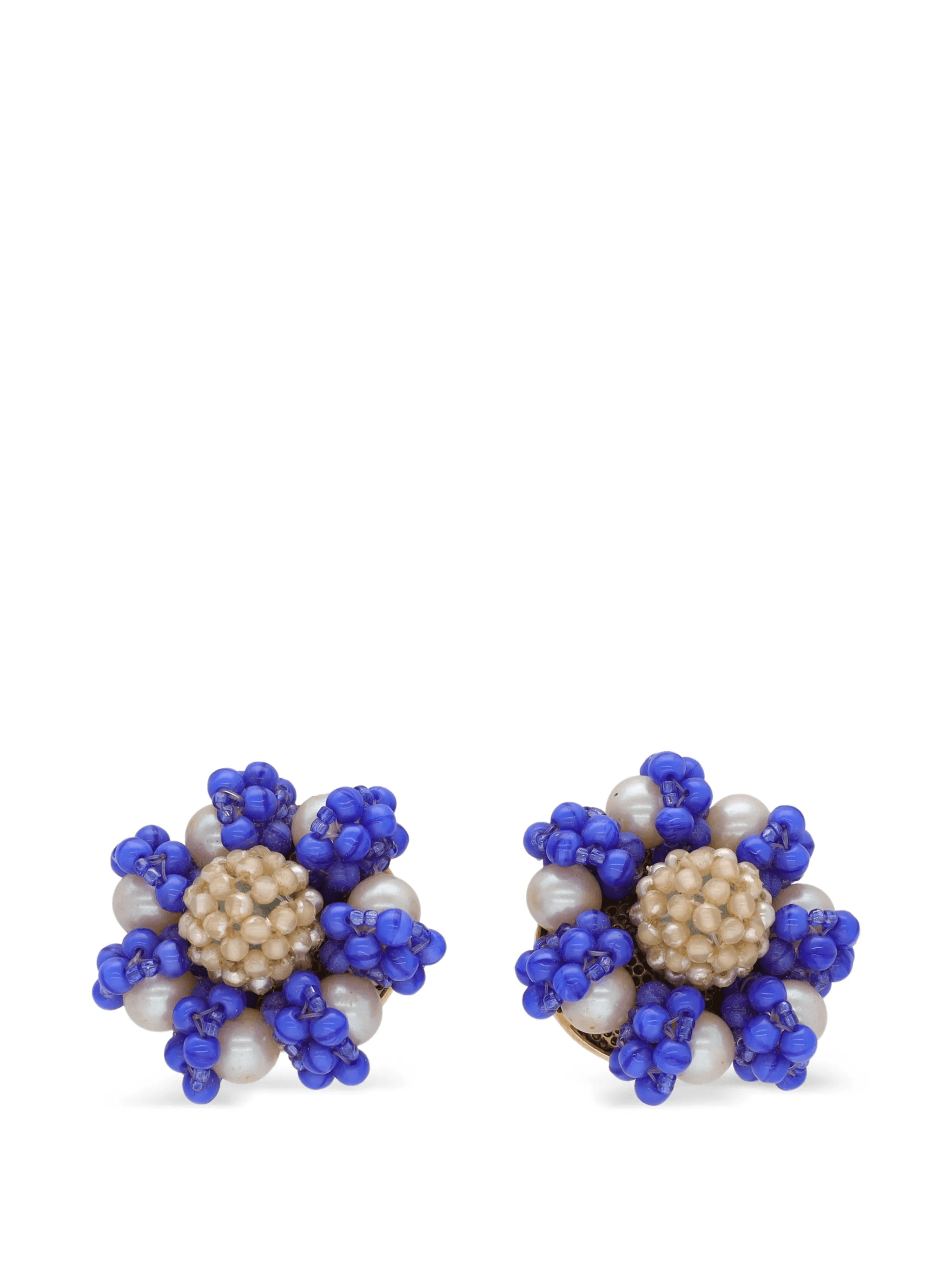 1960s daisy shape earrings - Image 1