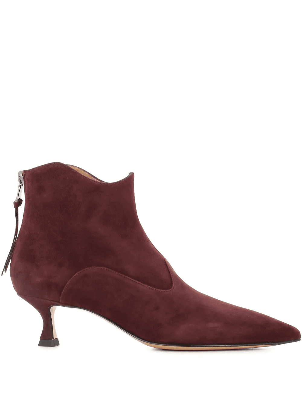 pointed-toe suede ankle boots - Image 1