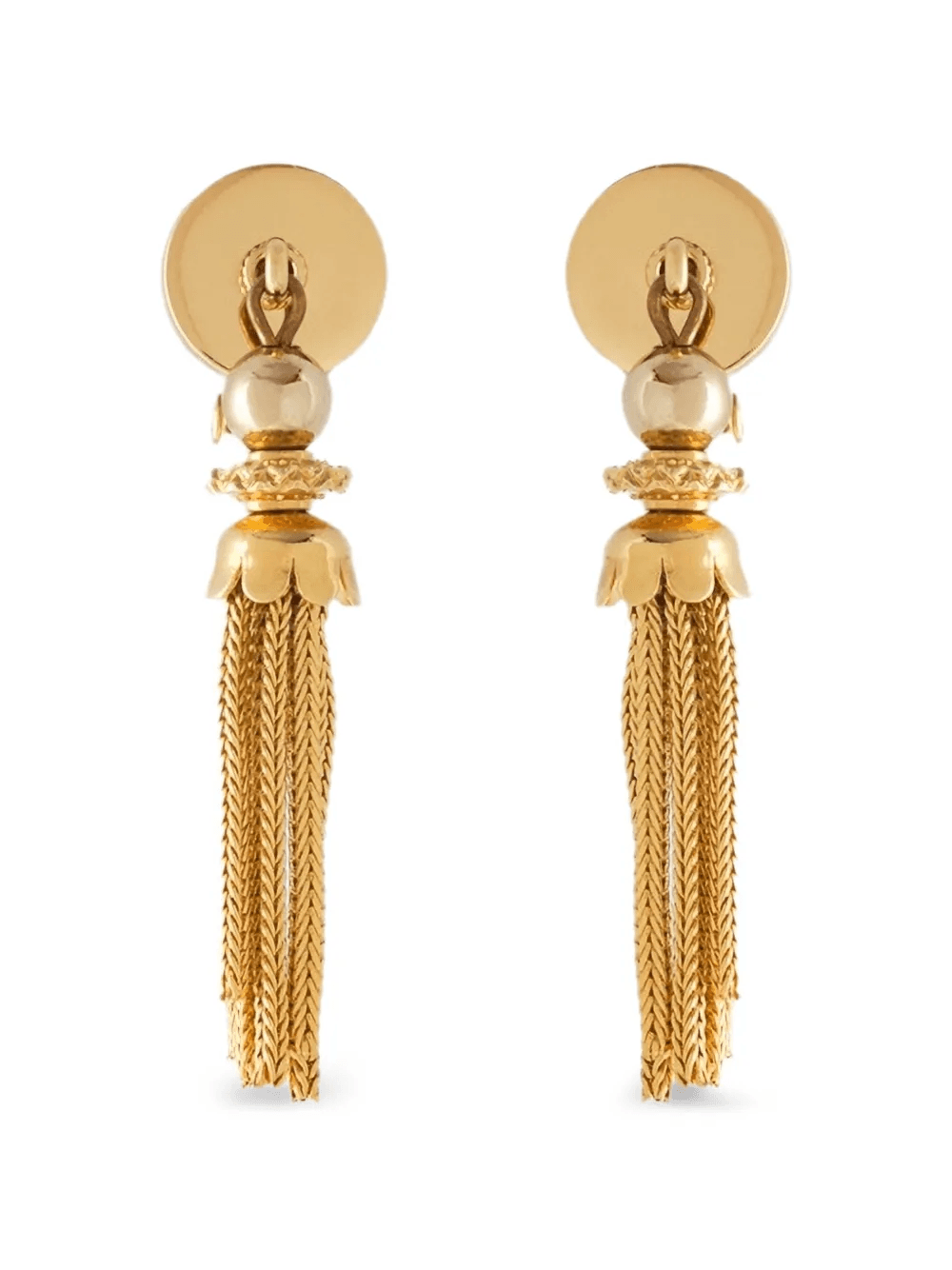 tassel clip-on earrings - Image 1