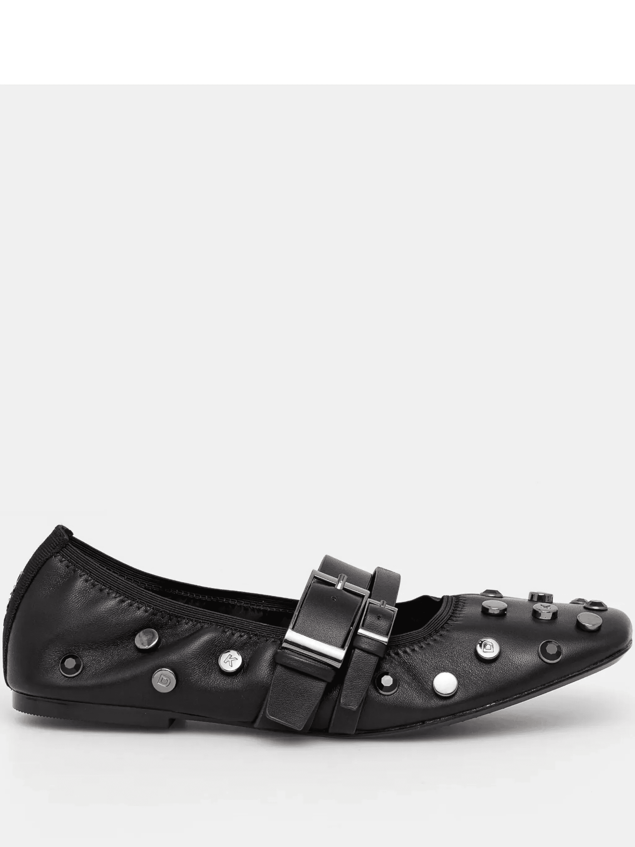 crystal-embellished ballerina shoes - Image 1