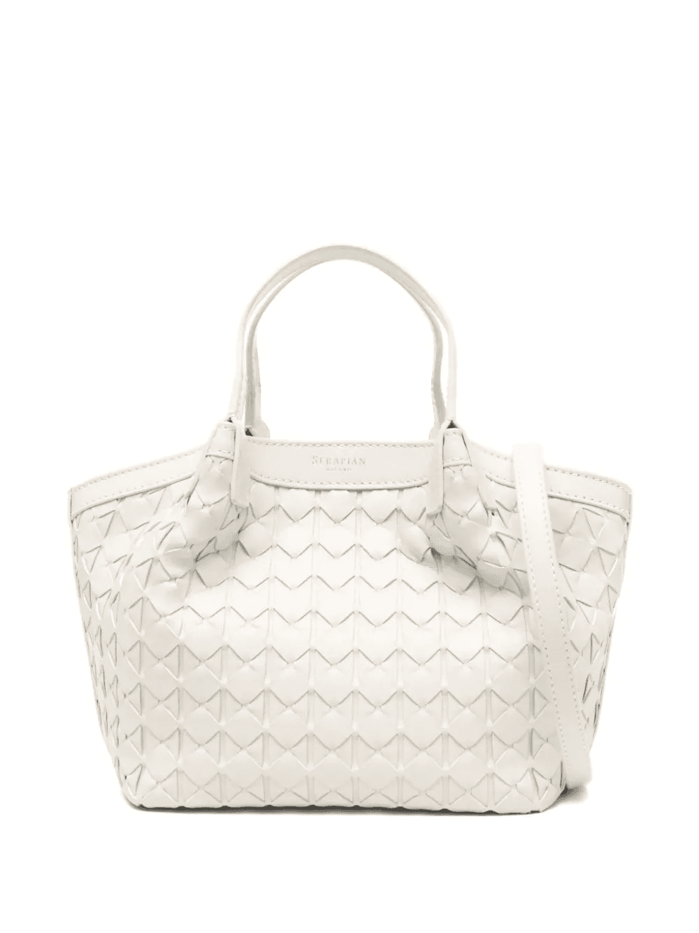 woven-leather tote bag - Image 1
