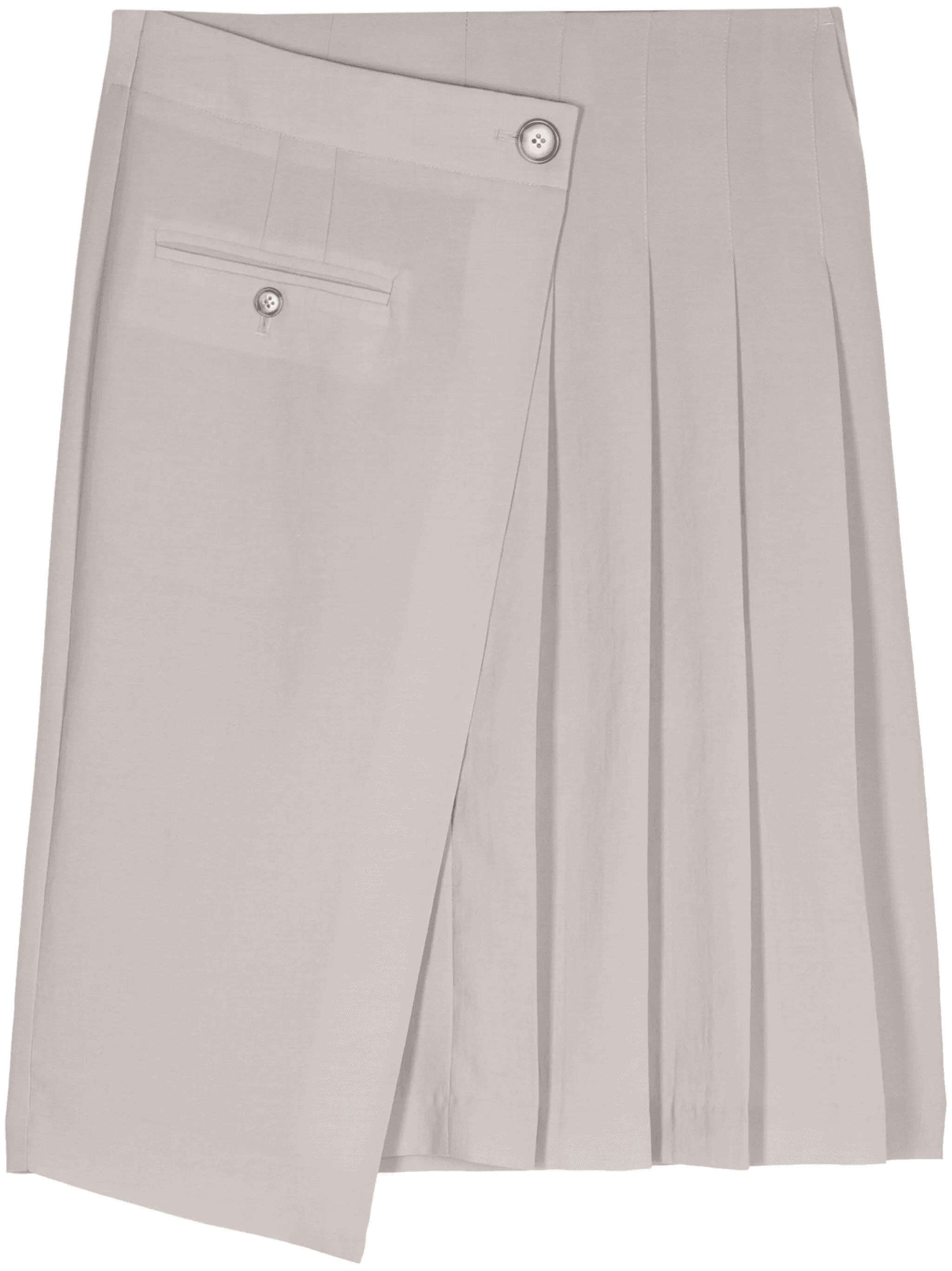 asymmetric wraped skirt - Image 1