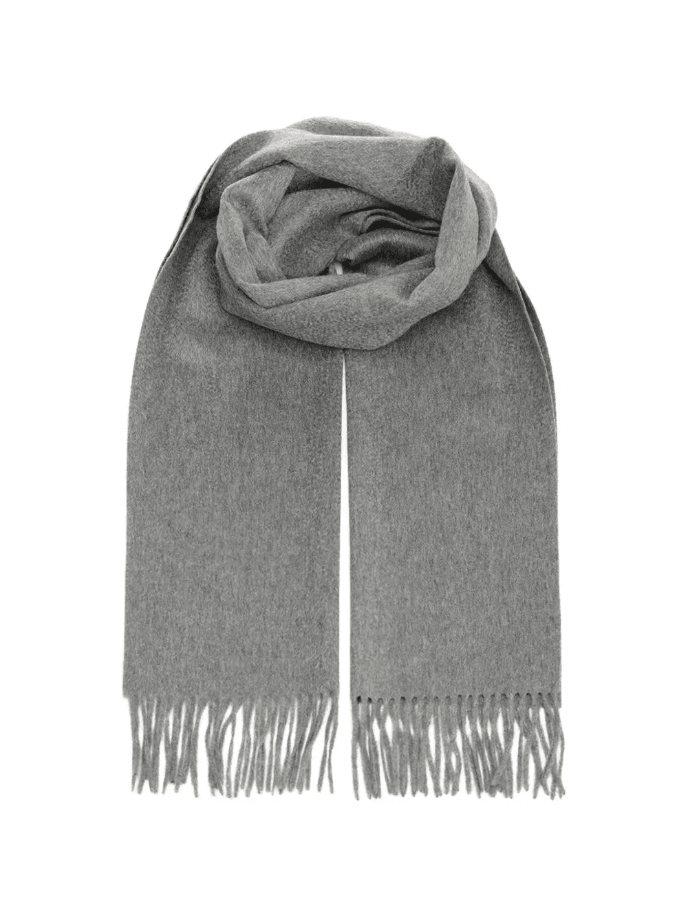 fringed cashmere scarf - Image 1