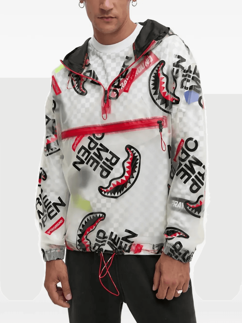 graphic-print hoodie - Image 1