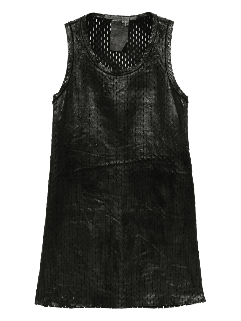 perforated leather dress - Image 1