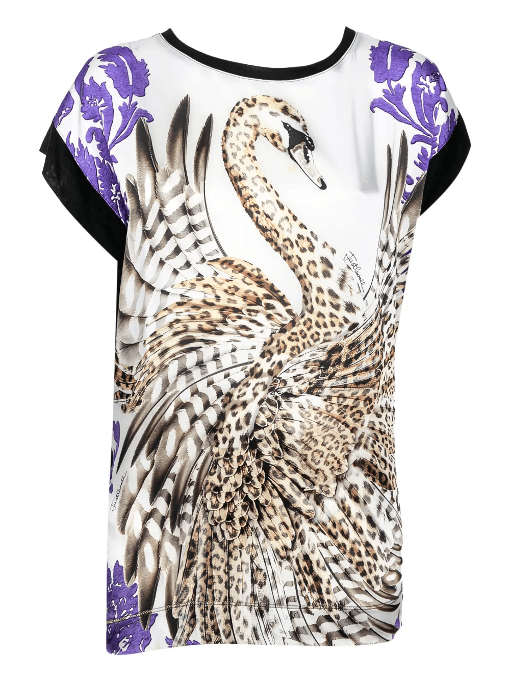swan-print top - Image 1
