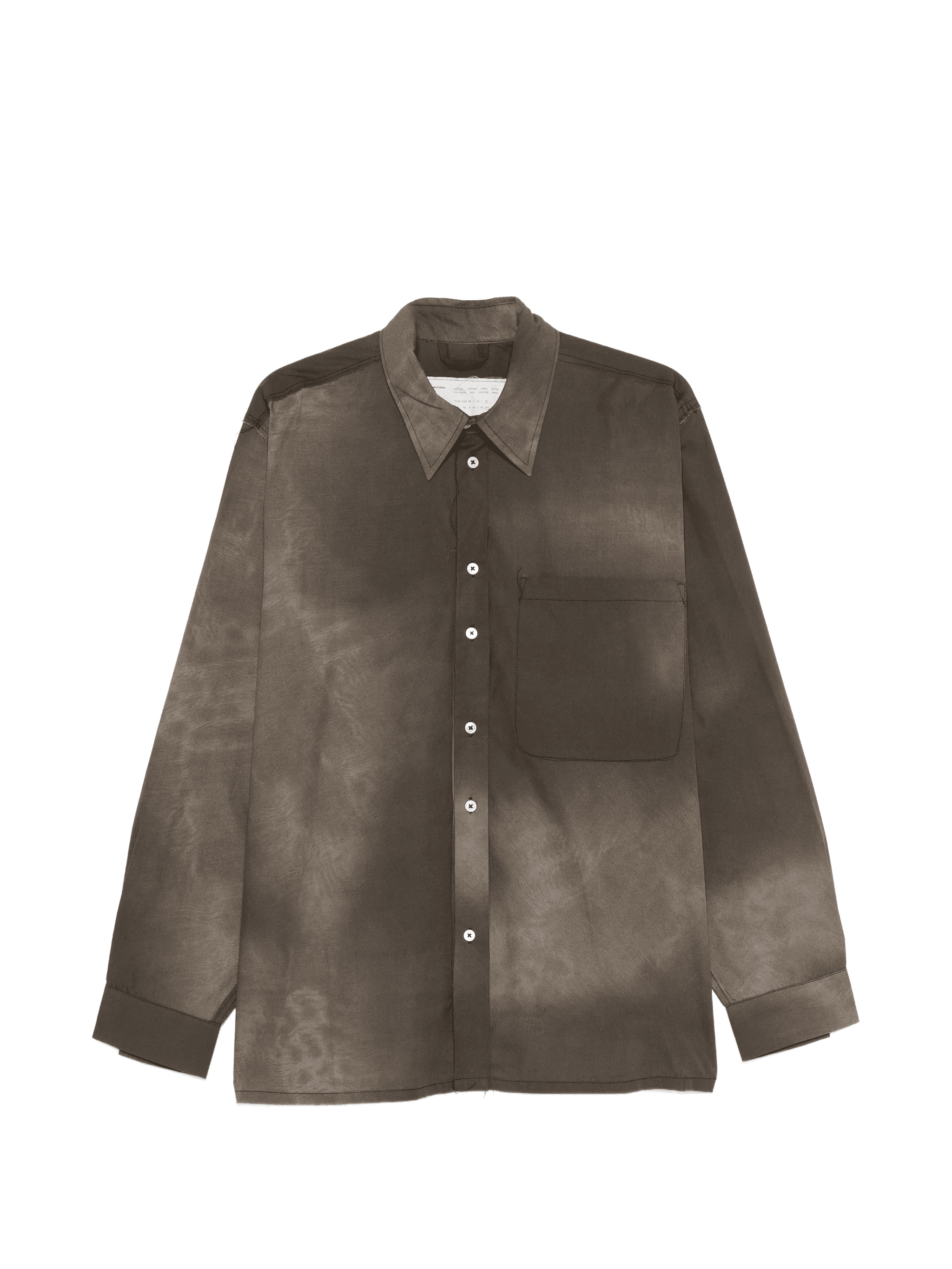 sunfade-print pocket shirt - Image 1