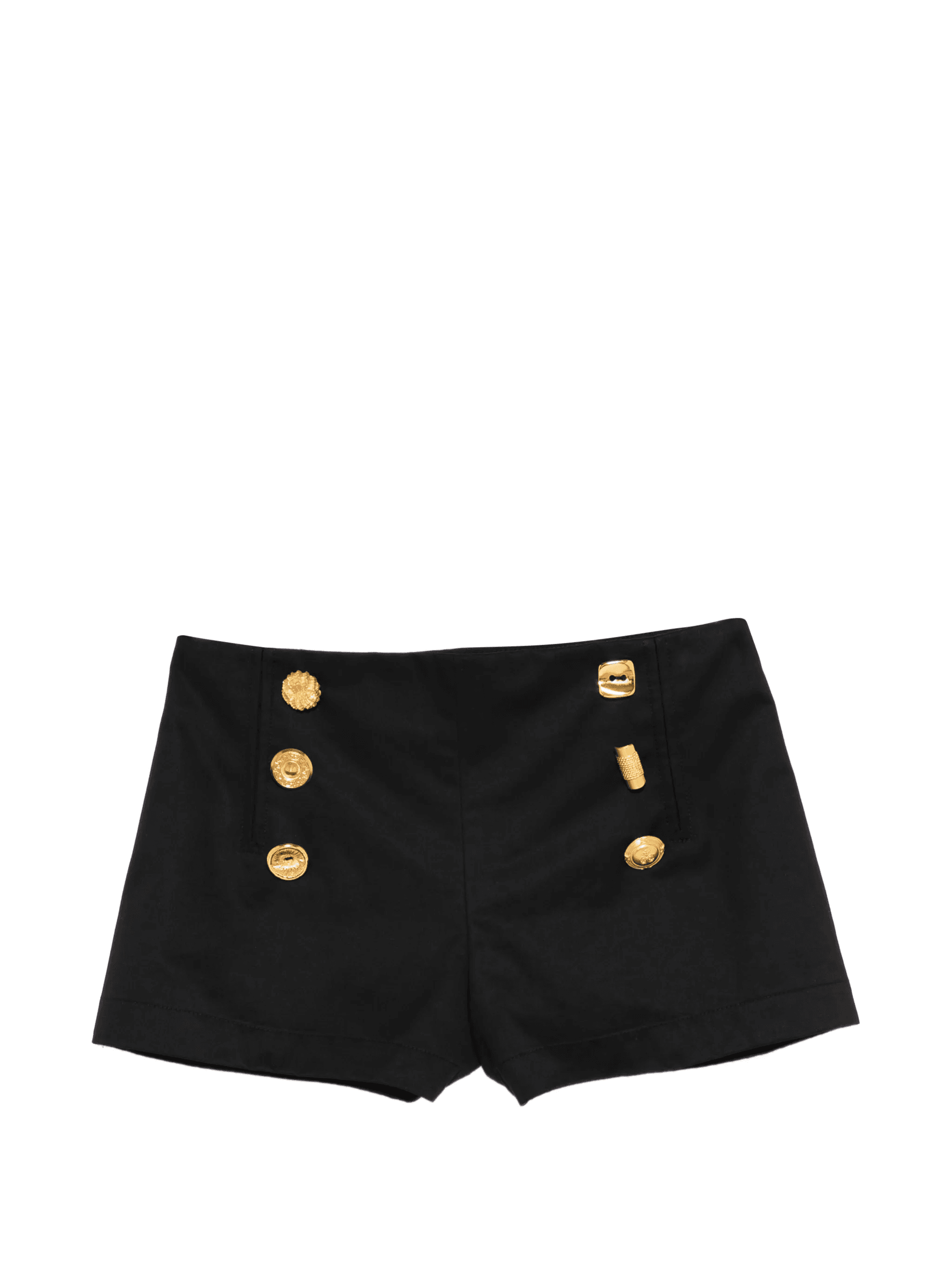 button embellished shorts - Image 1