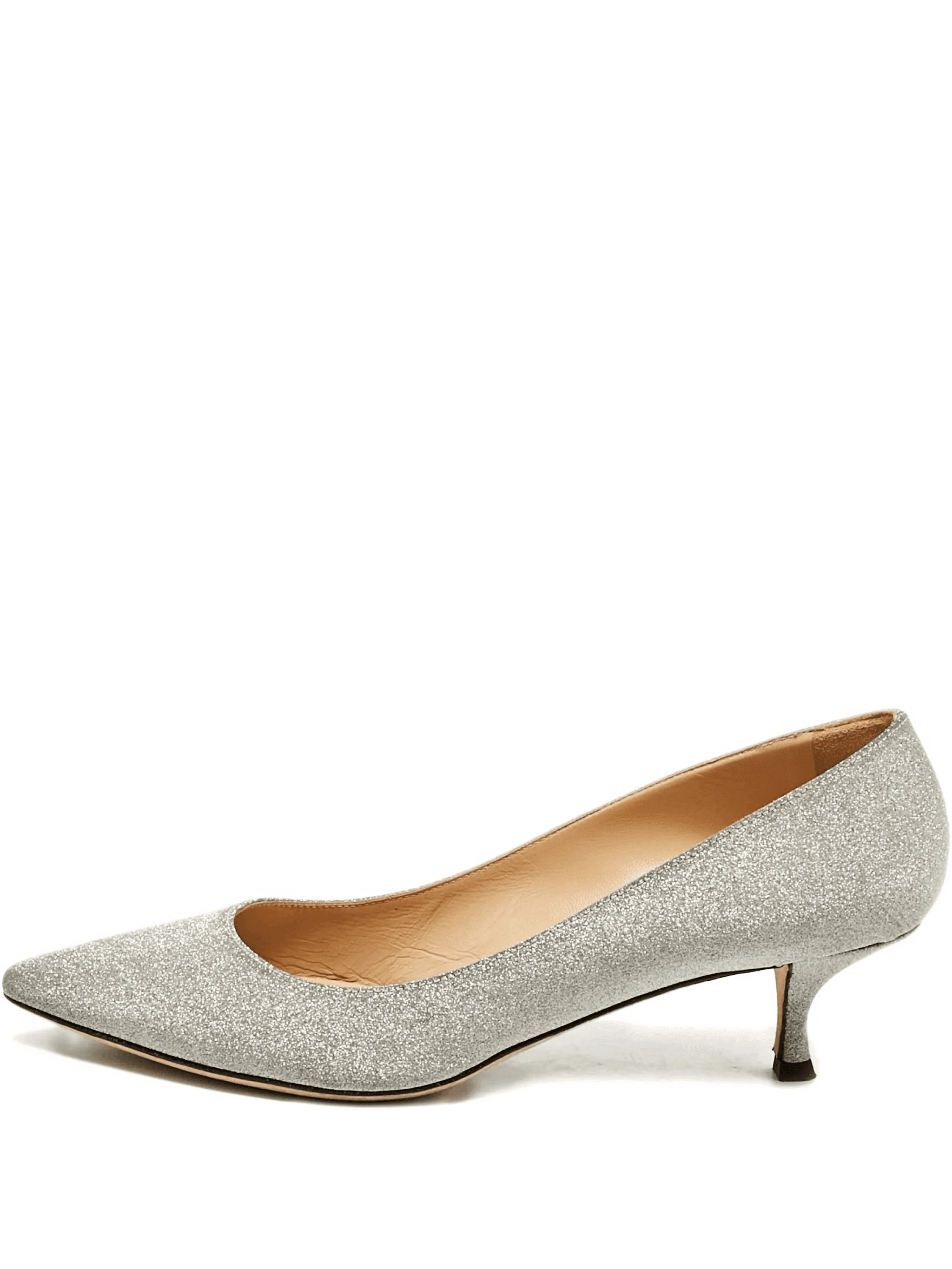 glitter pointed-toe pumps - Image 1