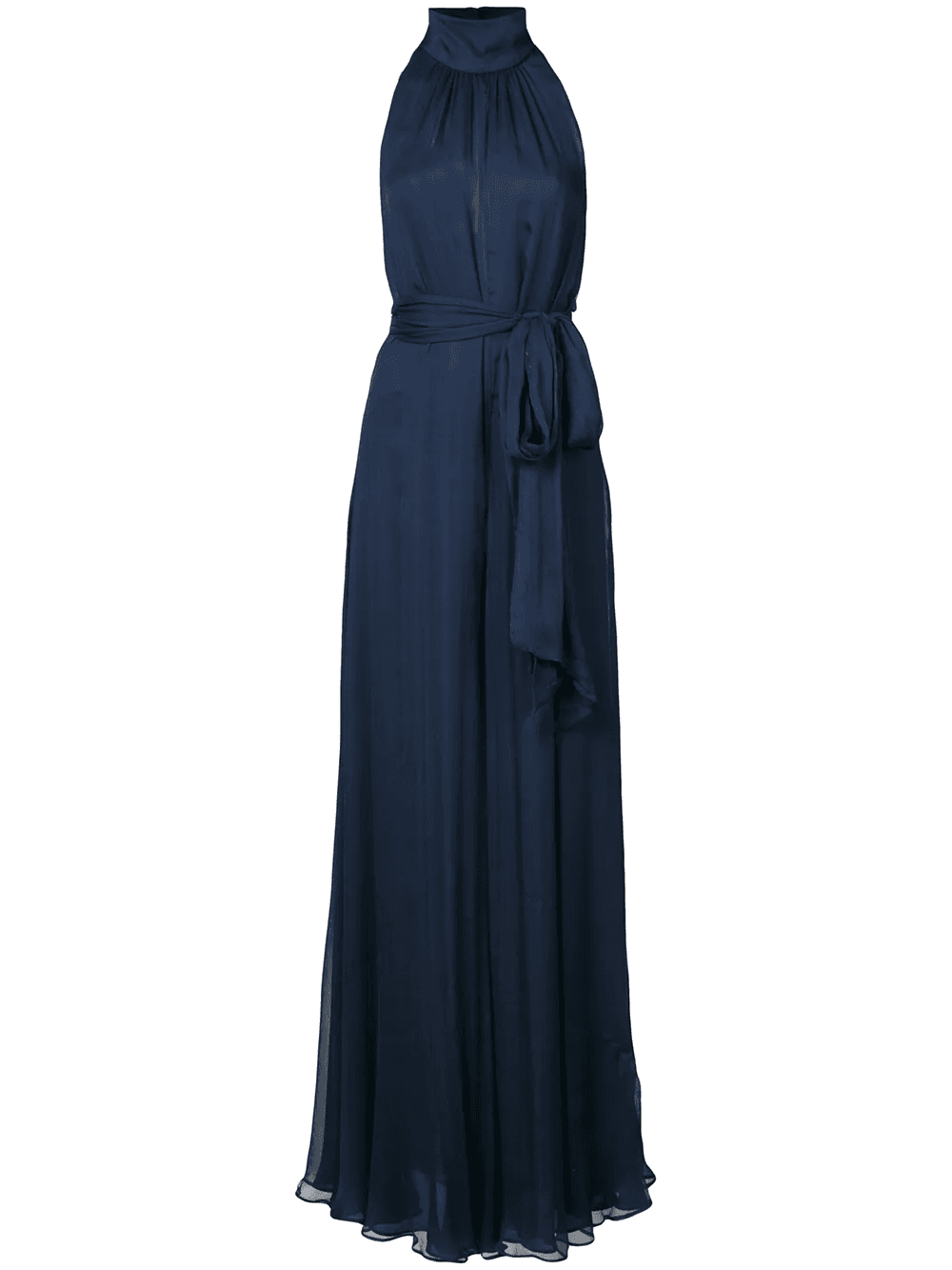 tie waist draped jumpsuit - Image 1