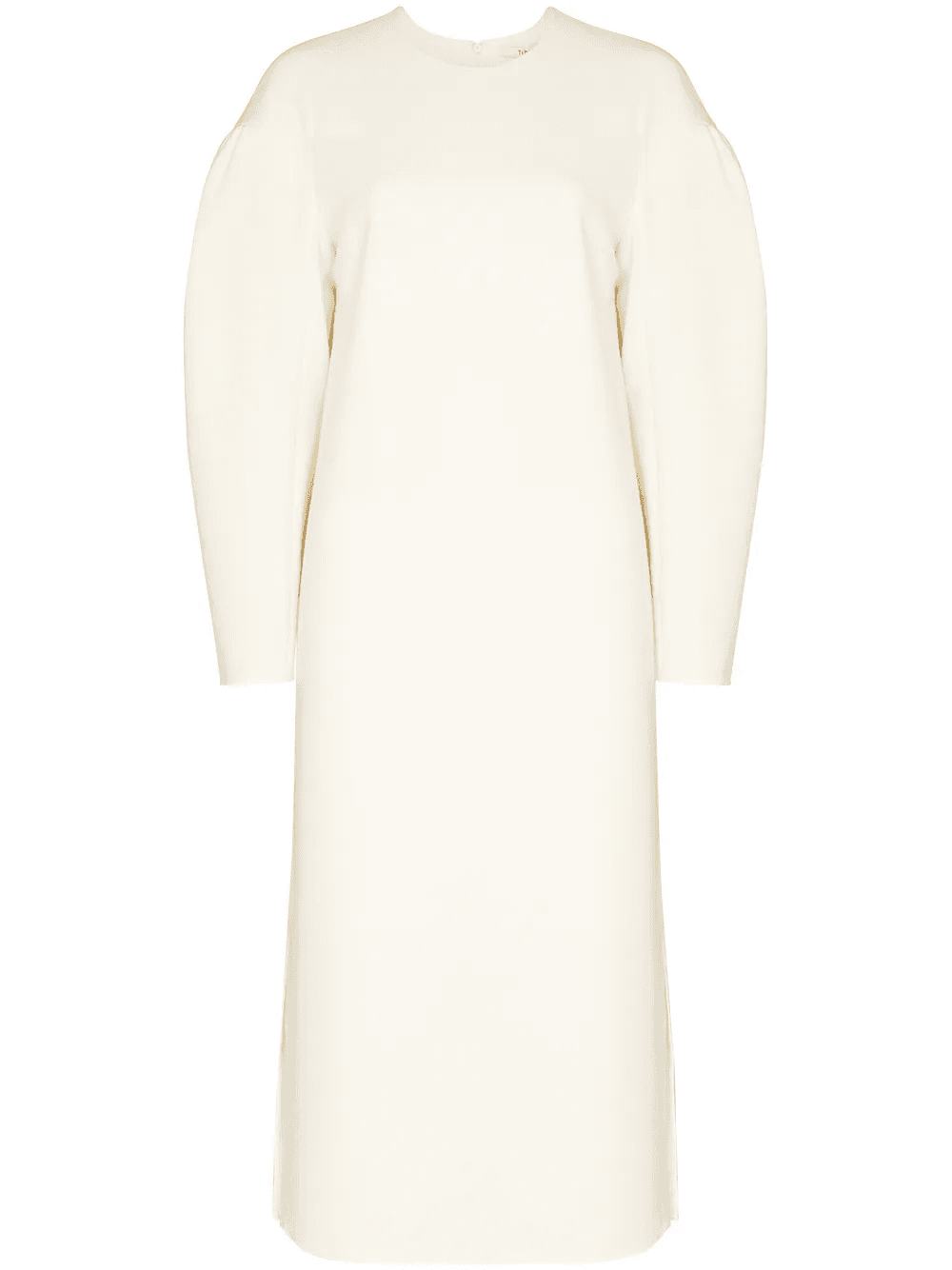 dropped shoulder puffer sleeves dress - Image 1