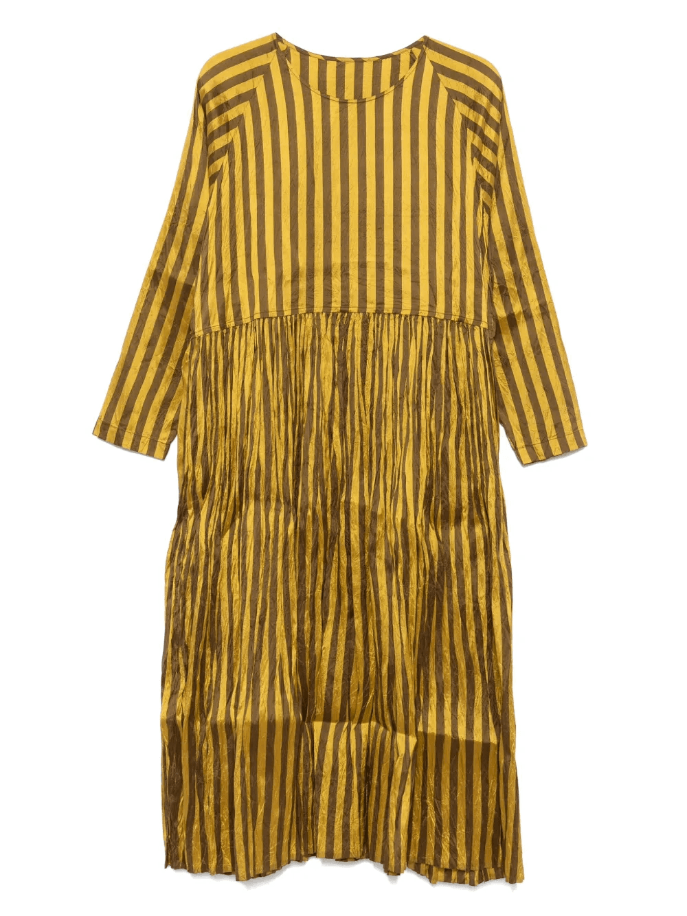 striped pleated dress - Image 1