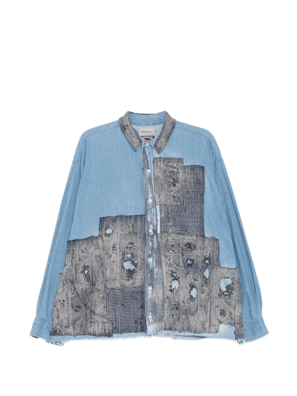 patch-worked shirt - Image 1