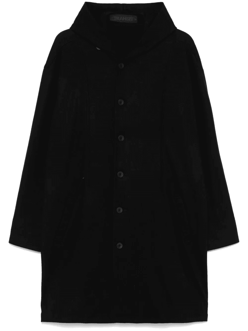 virgin wool hooded coat - Image 1
