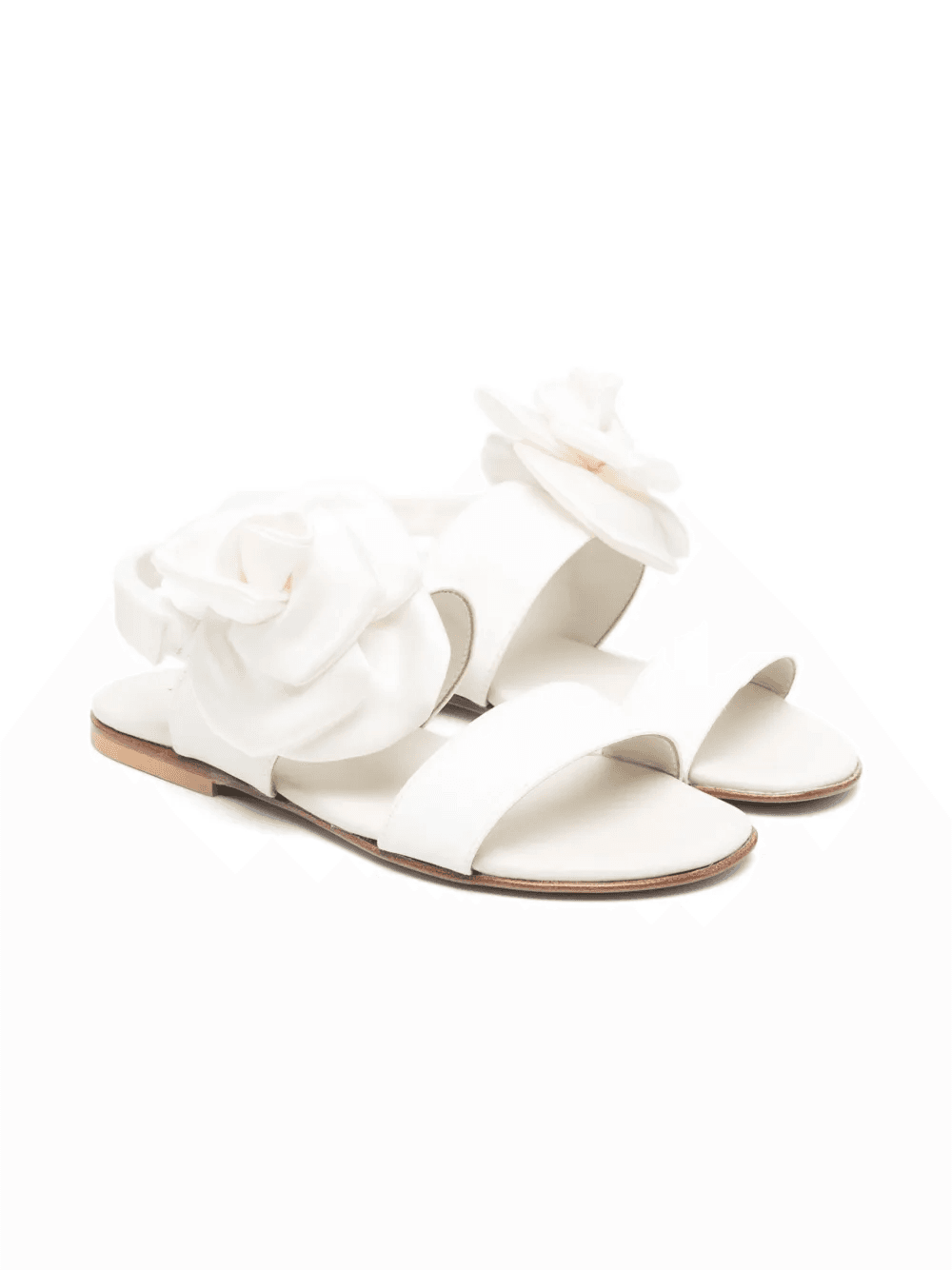 floral-appliqué sandals - Image 1