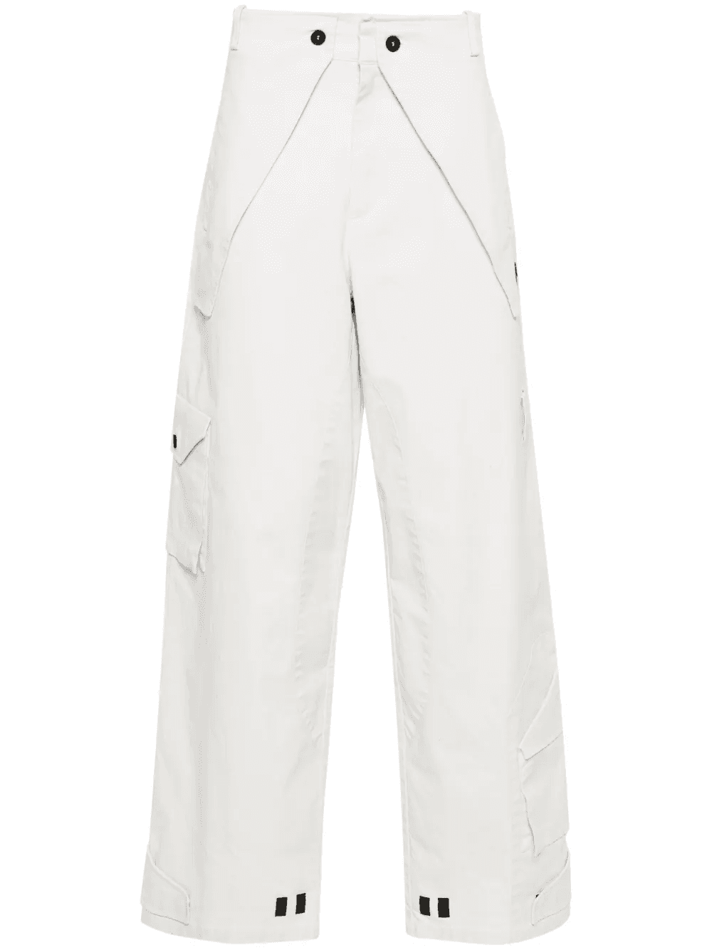 Overlay twill cargo trousers - Image 1