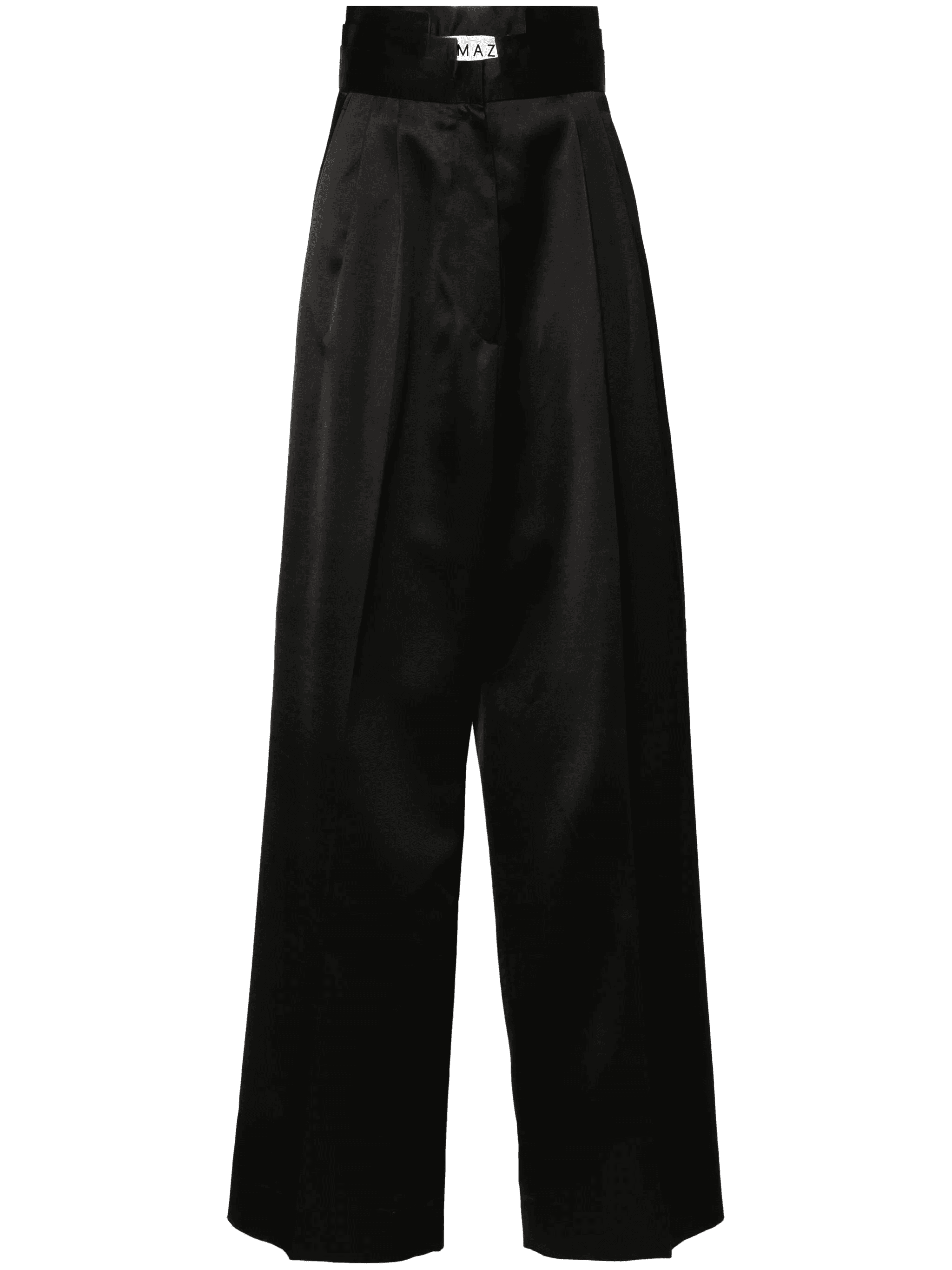 high-waisted tailored trousers - Image 1