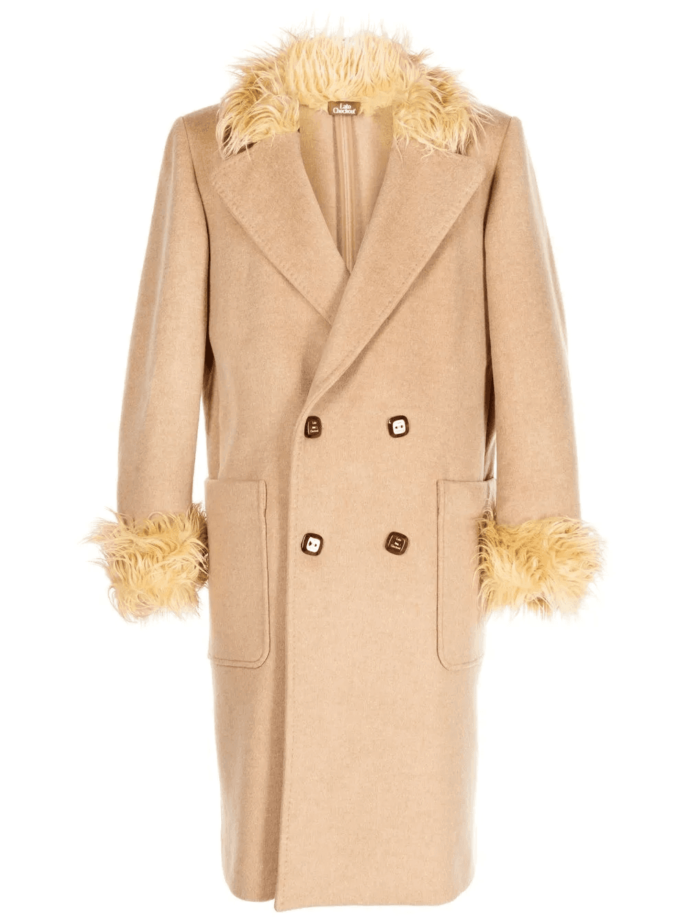 wool double-breasted coat - Image 1