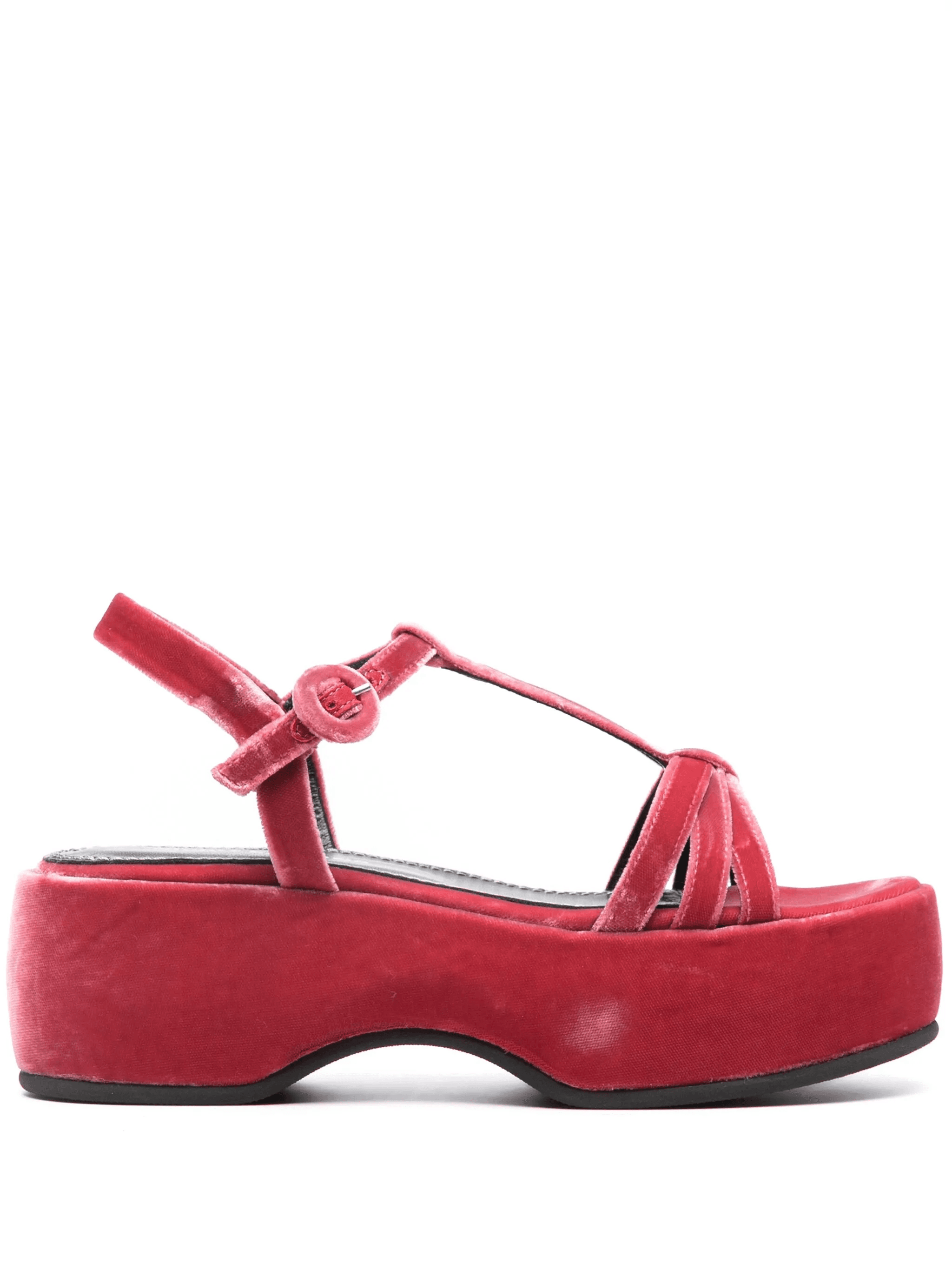 Lily 60mm velvet sandals - Image 1