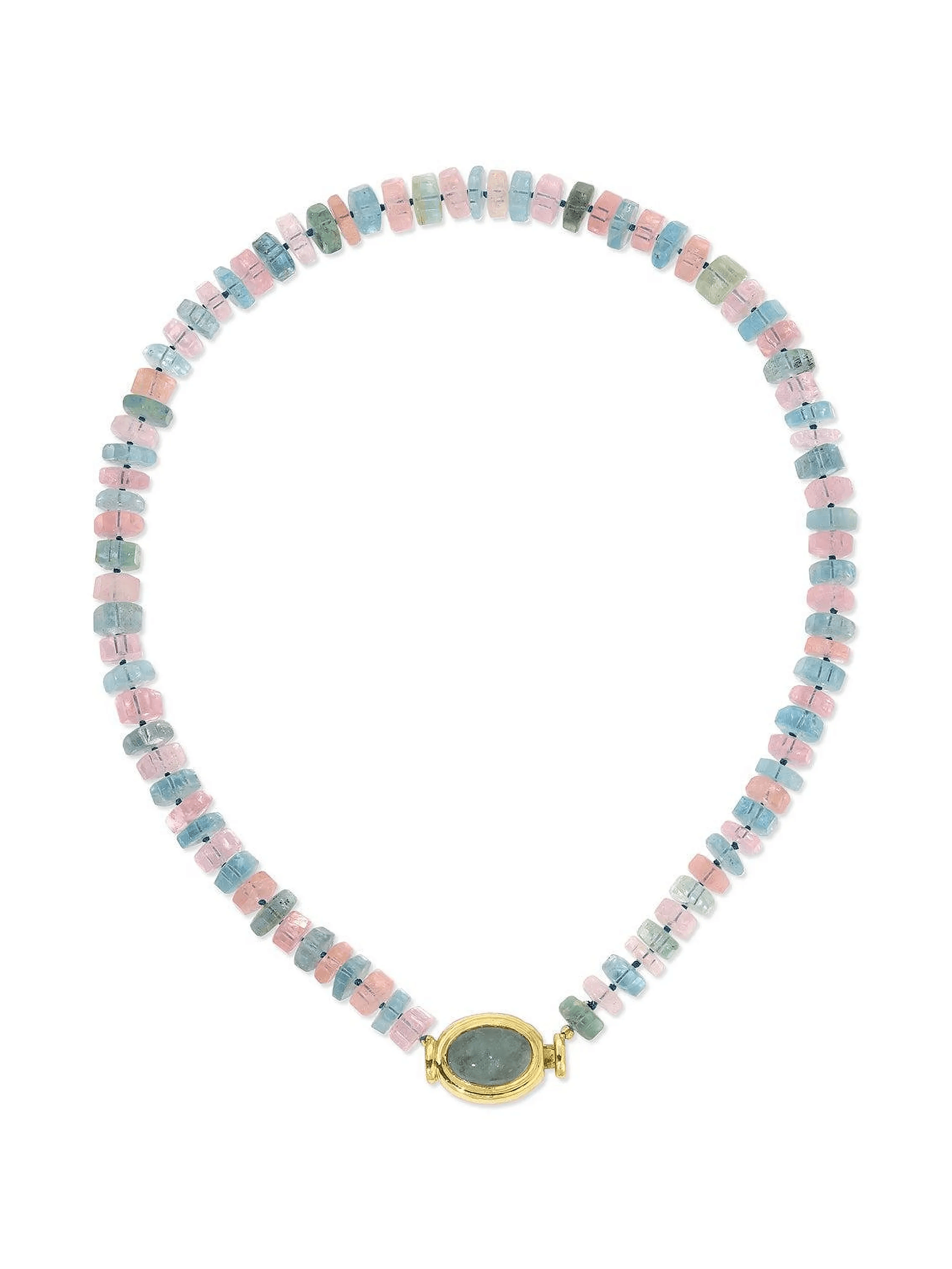 Sunset beryl-embellishment necklace - Image 1