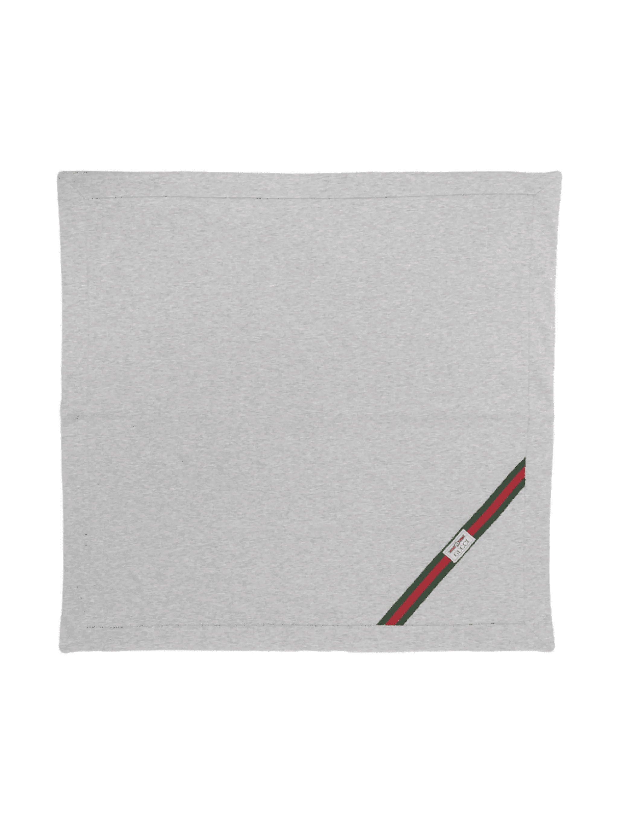 Web-stripe cotton blanket - Image 1