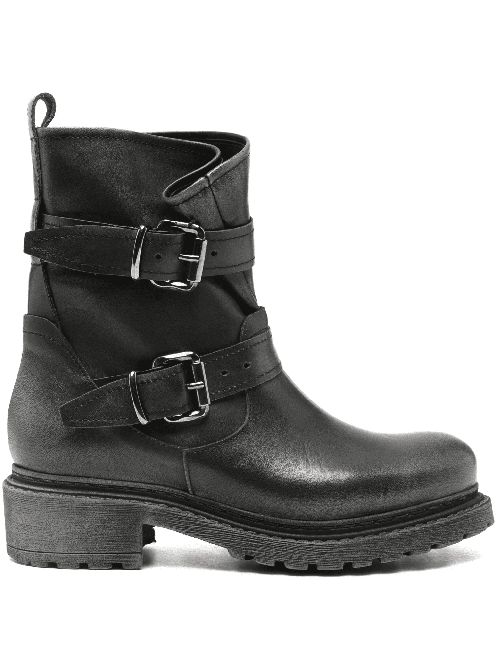 40mm buckle round-toe boots - Image 1