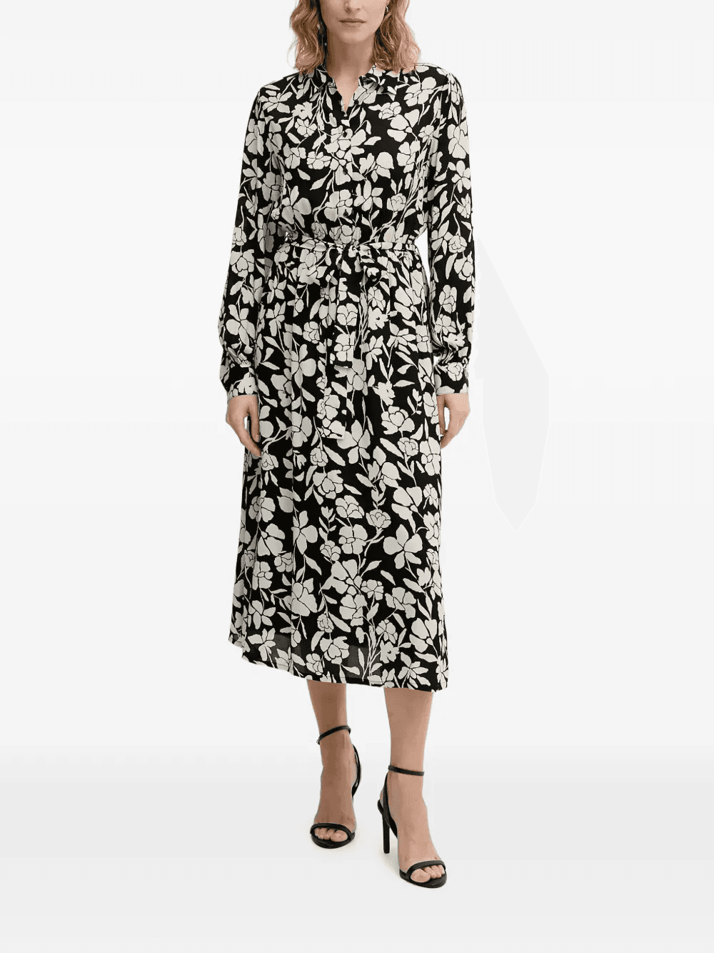 floral-print midi dress - Image 1