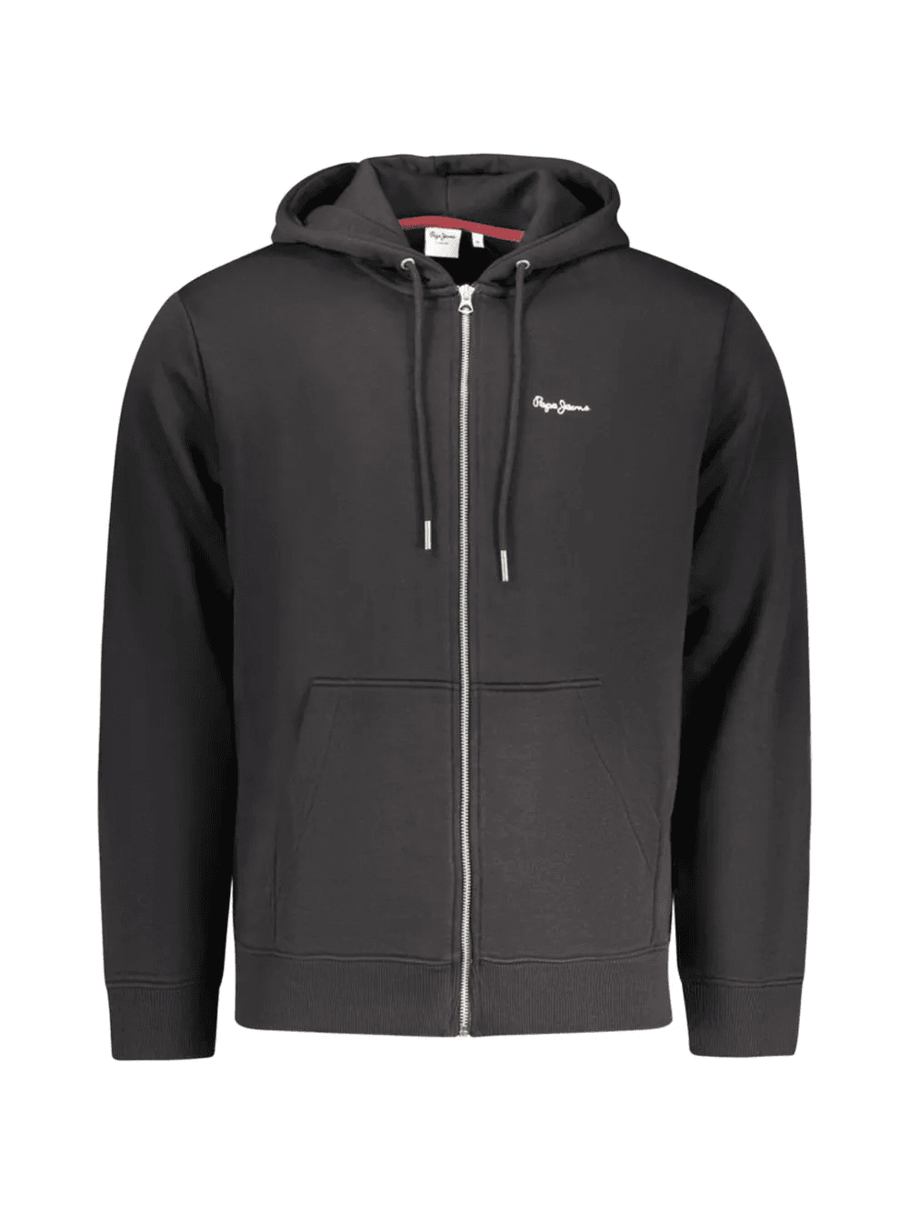 logo-embroidered zip-up hoodie - Image 1