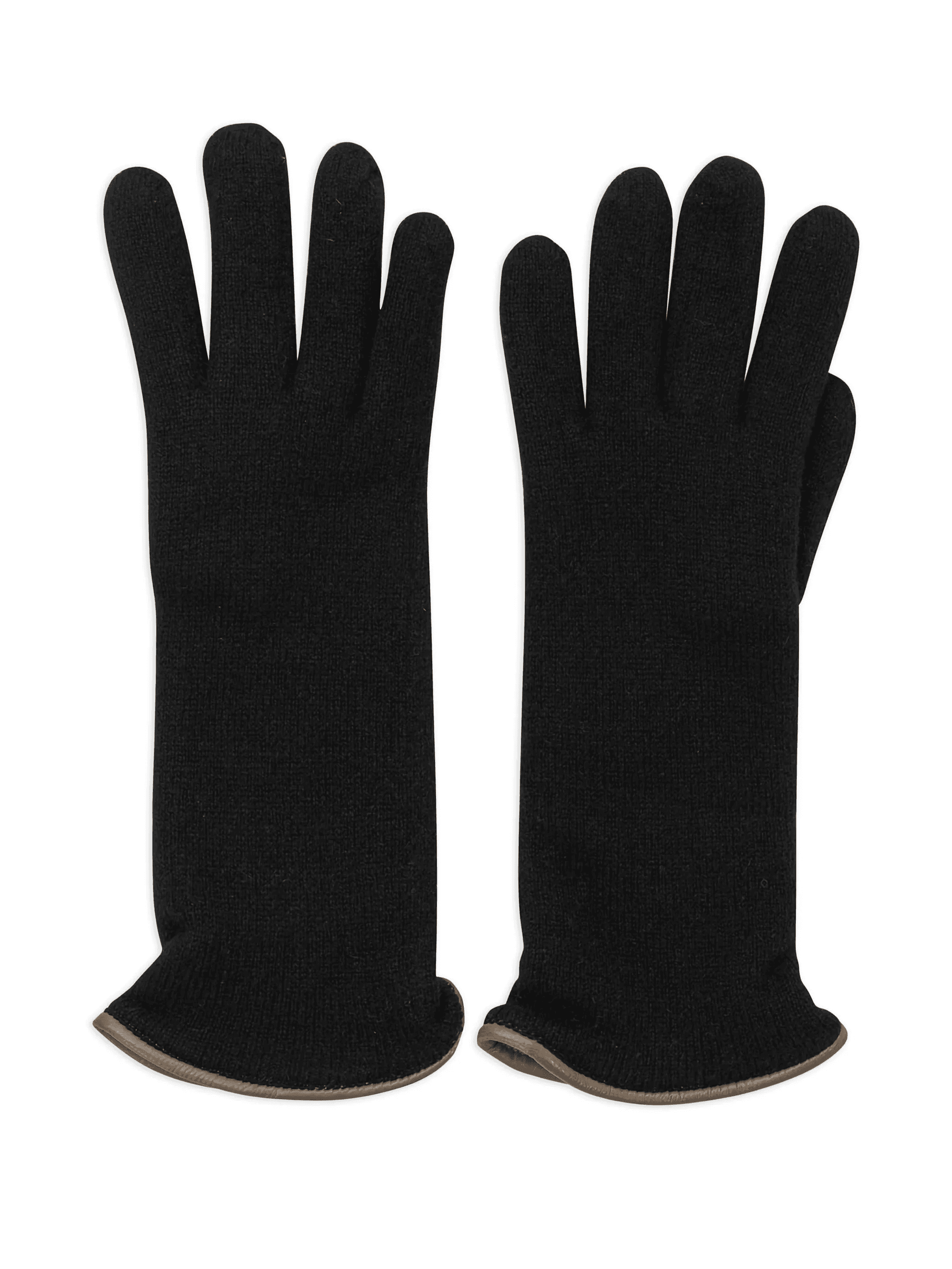 cuffed cashmere gloves - Image 1