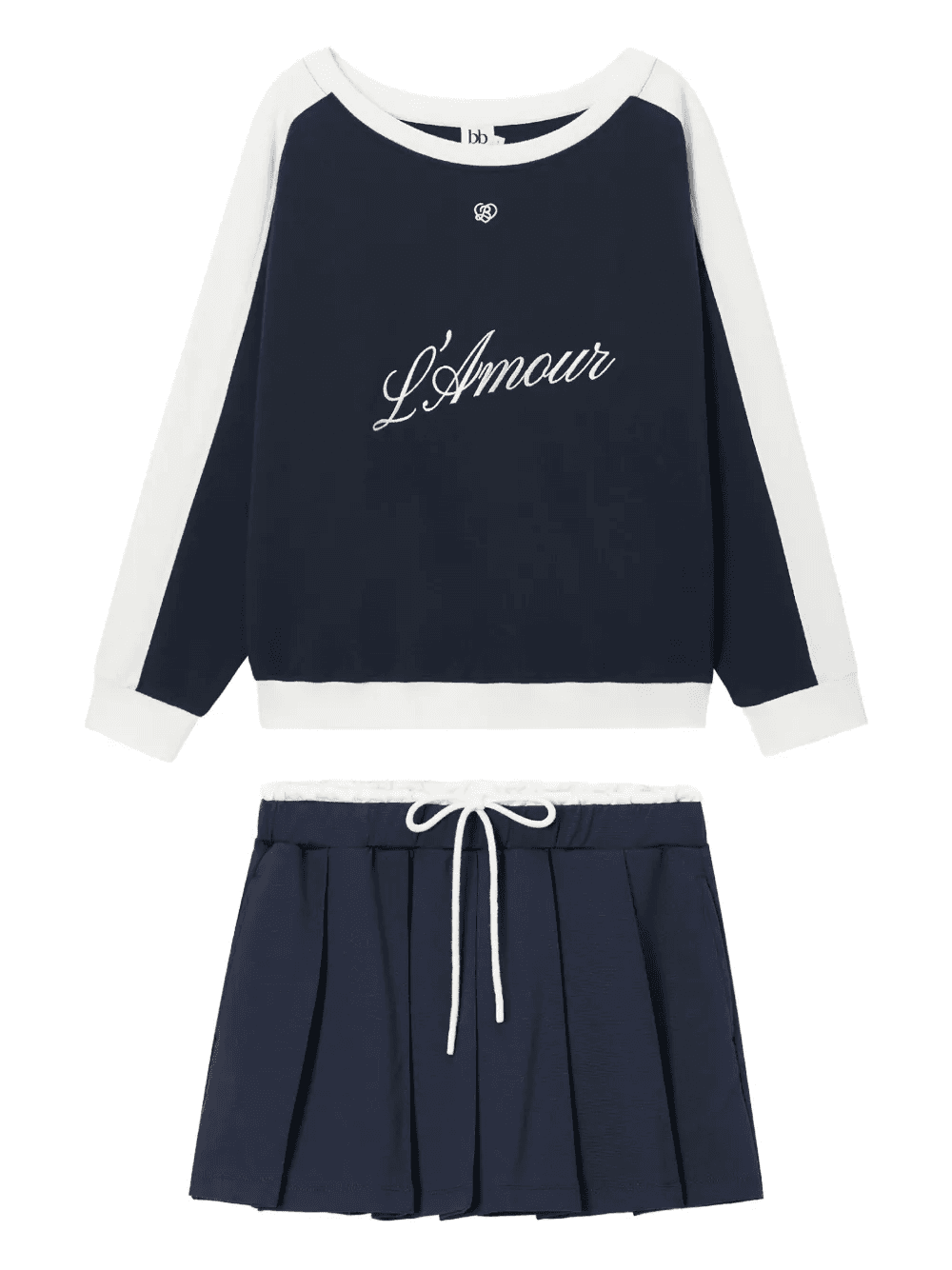 embroidered skirt set - Image 1