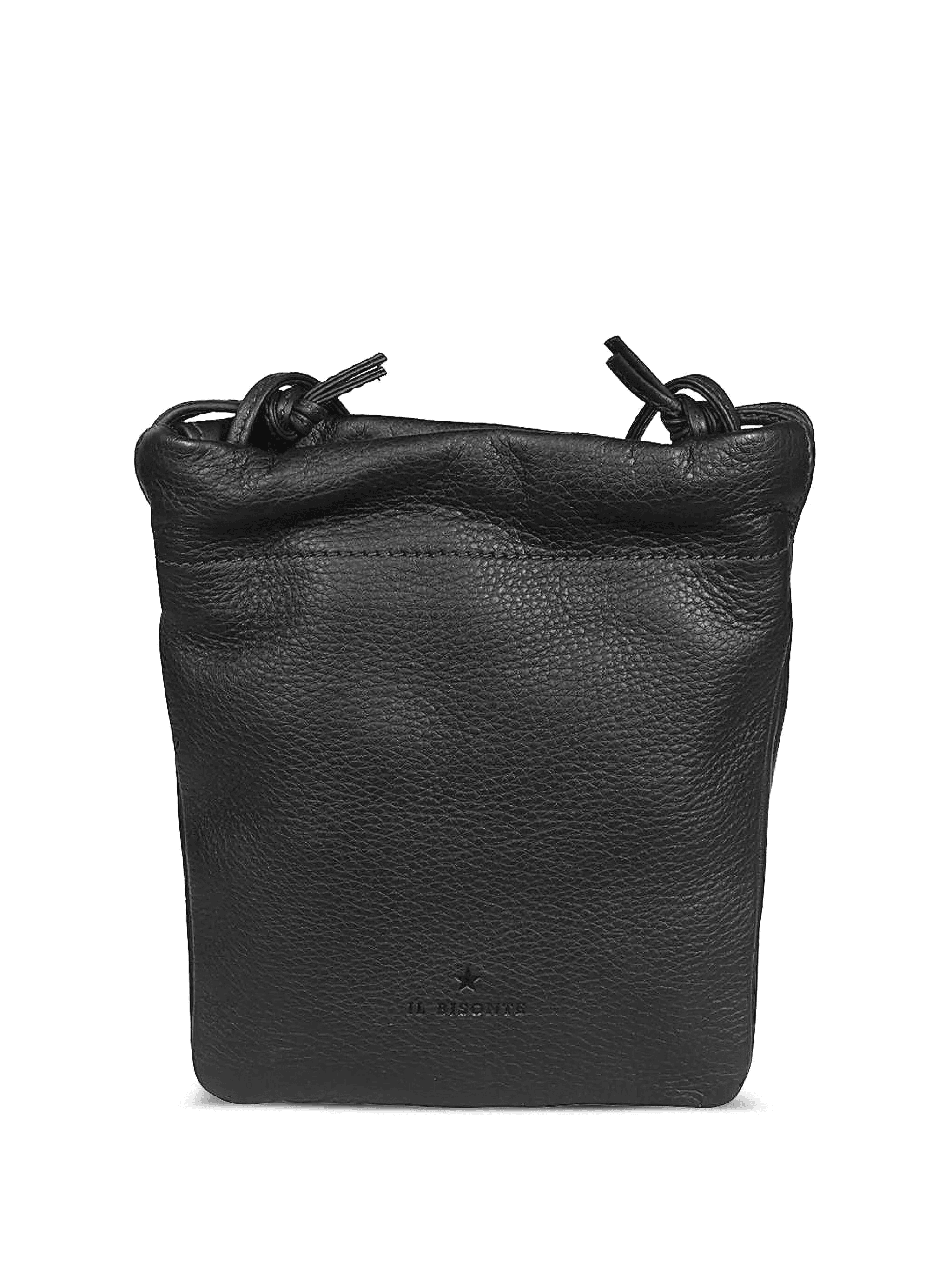 drawstring leather bucket bag - Image 1