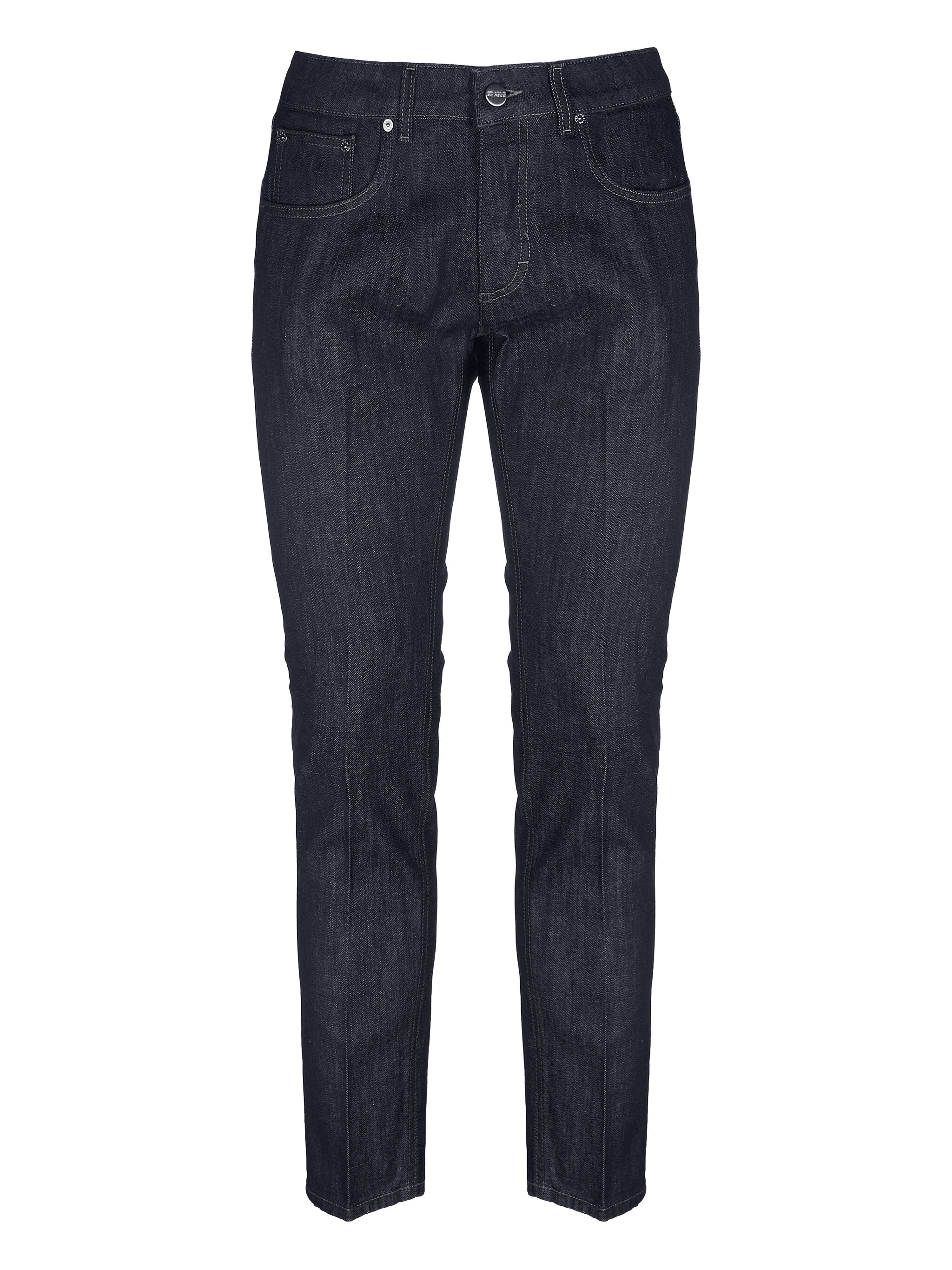 buttoned straight-leg jeans - Image 1