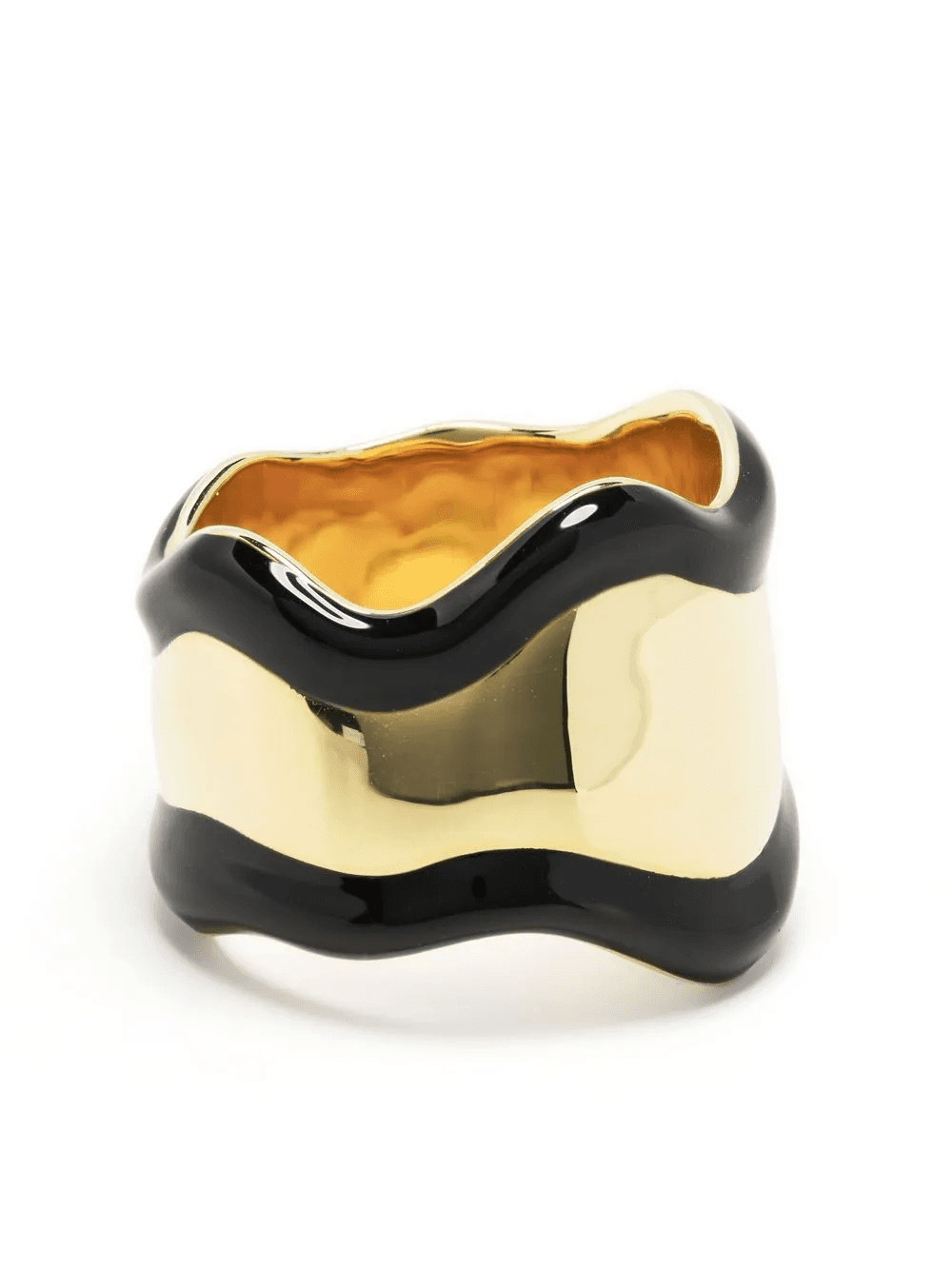 two-tone wave ring - Image 1