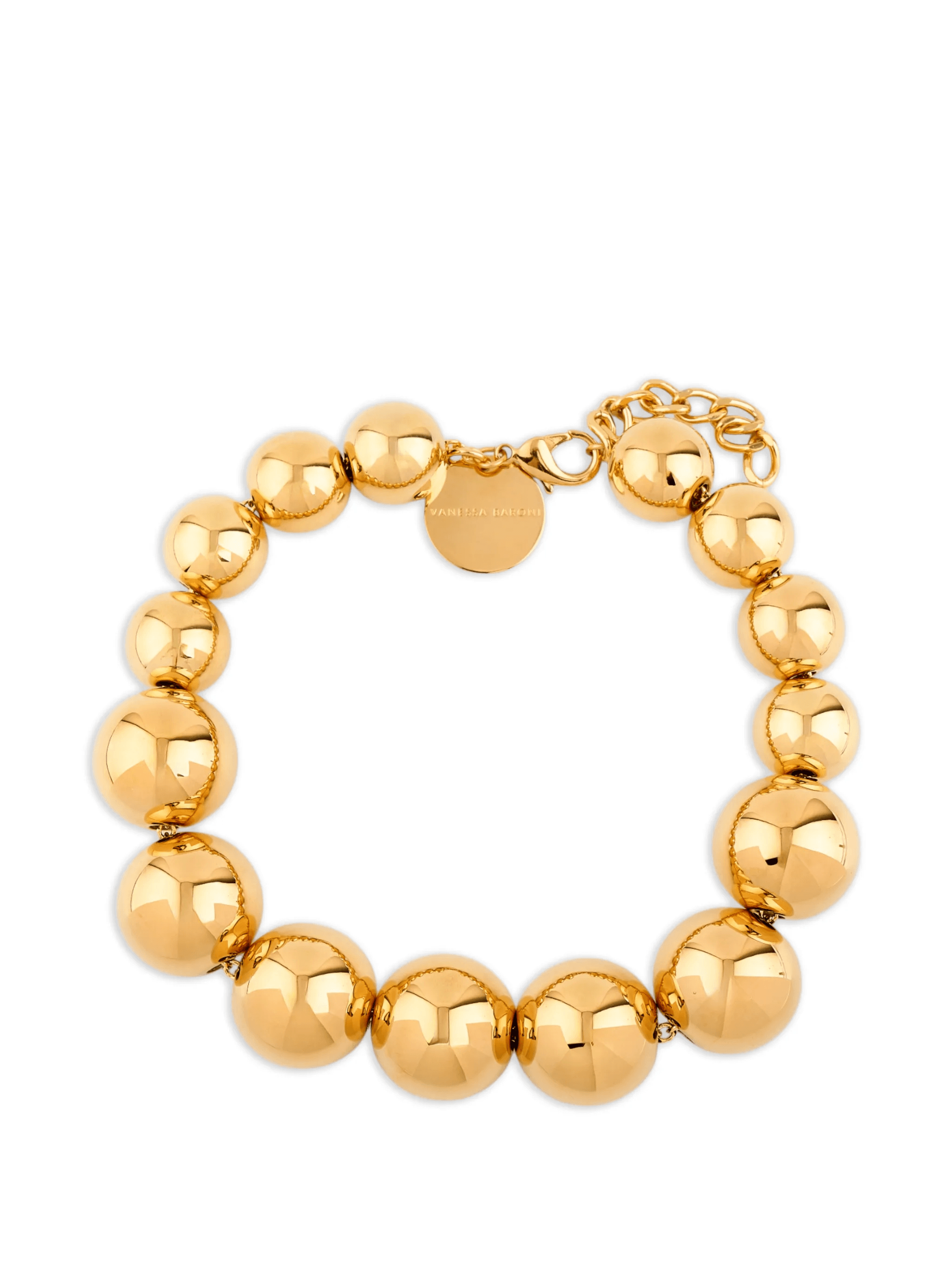 polished beaded necklace - Image 1