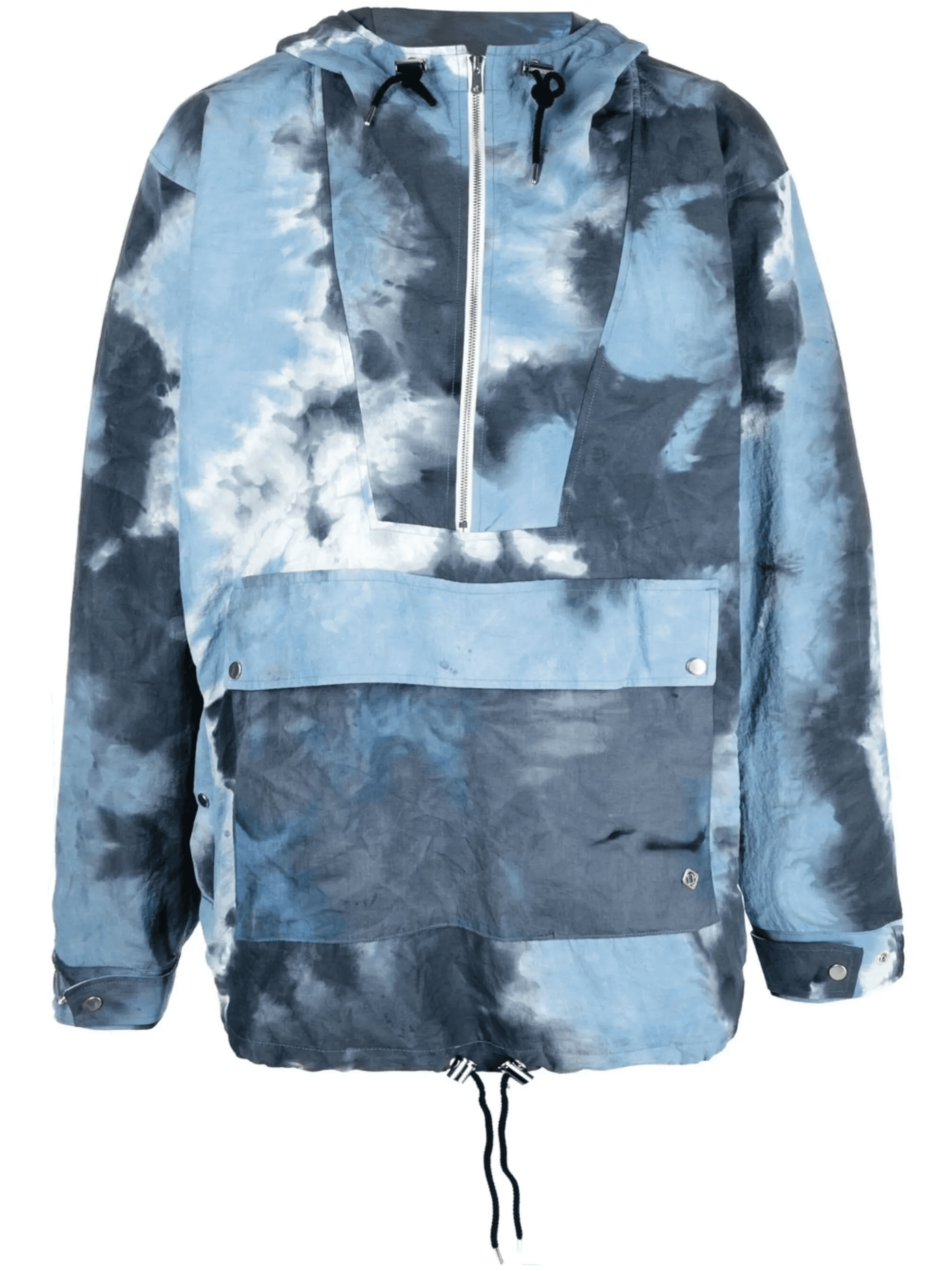 tie-dye print hooded jacket - Image 1