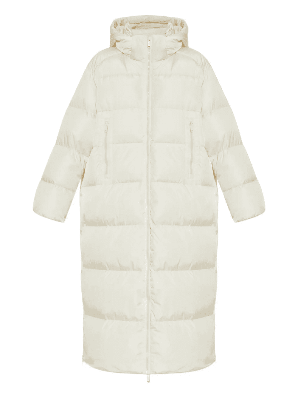 zip-fastening padded coat - Image 1